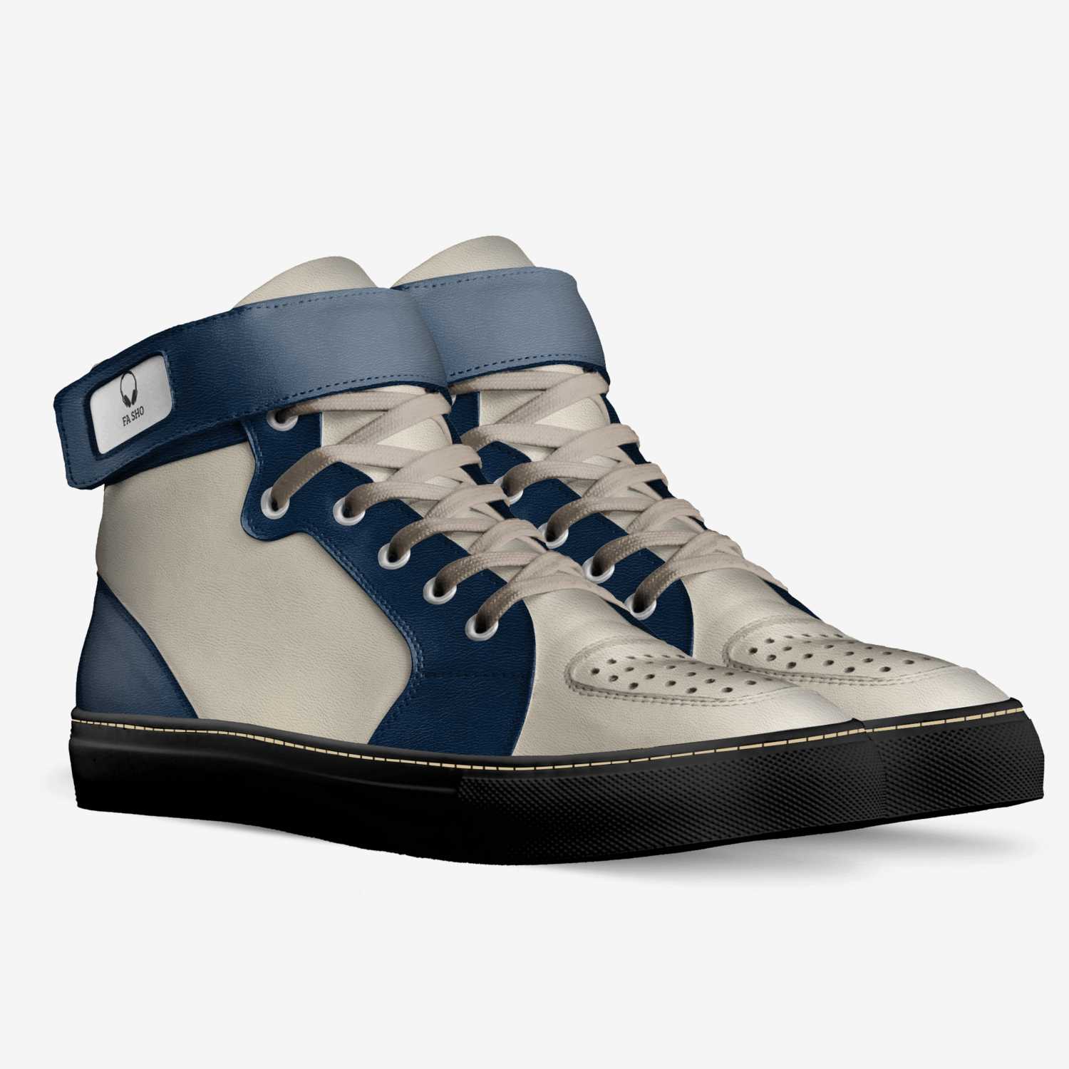 Fa Sho custom made in Italy shoes by P.t On The Track | Double view