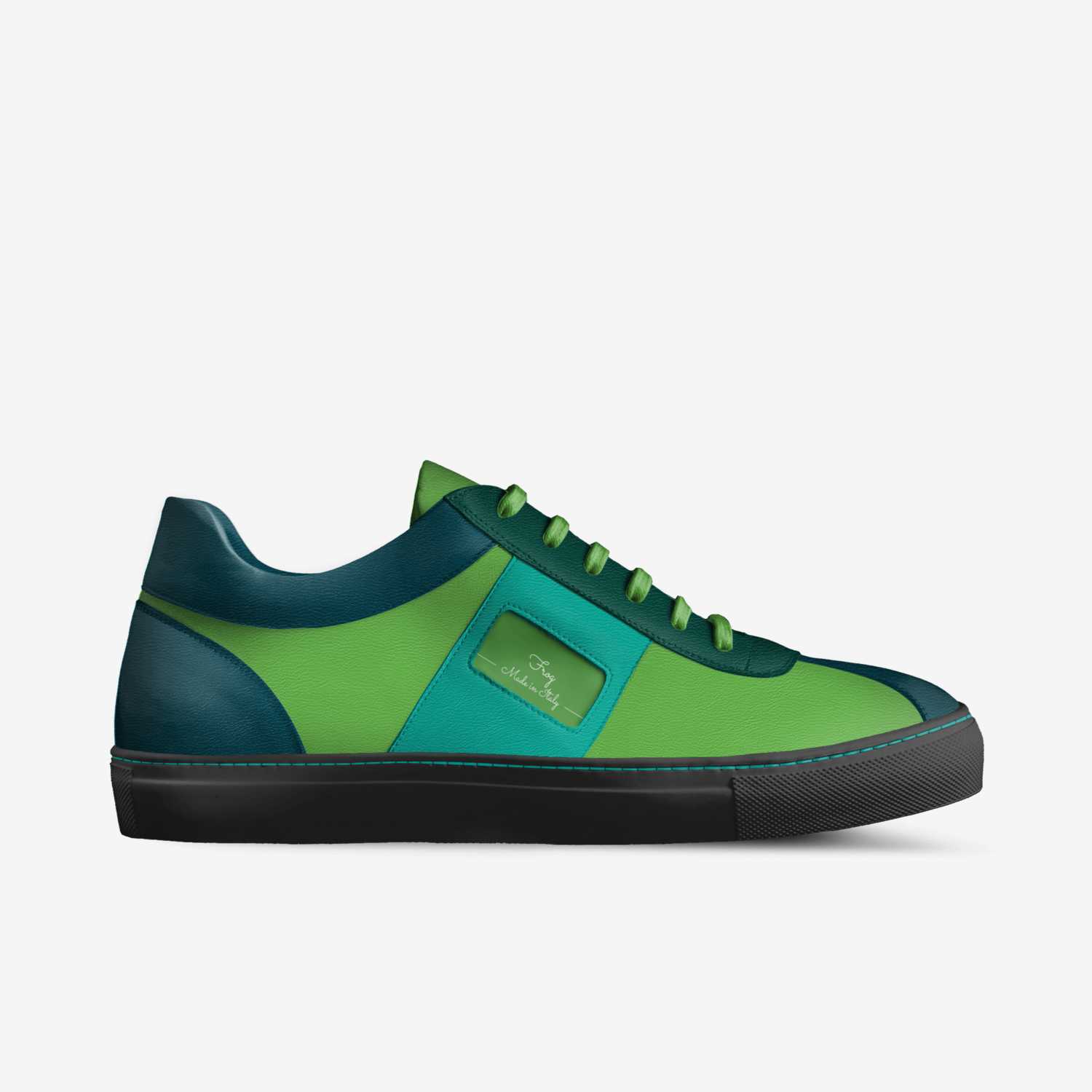 Frog custom made in Italy shoes by Morgan Schreiner | Side view