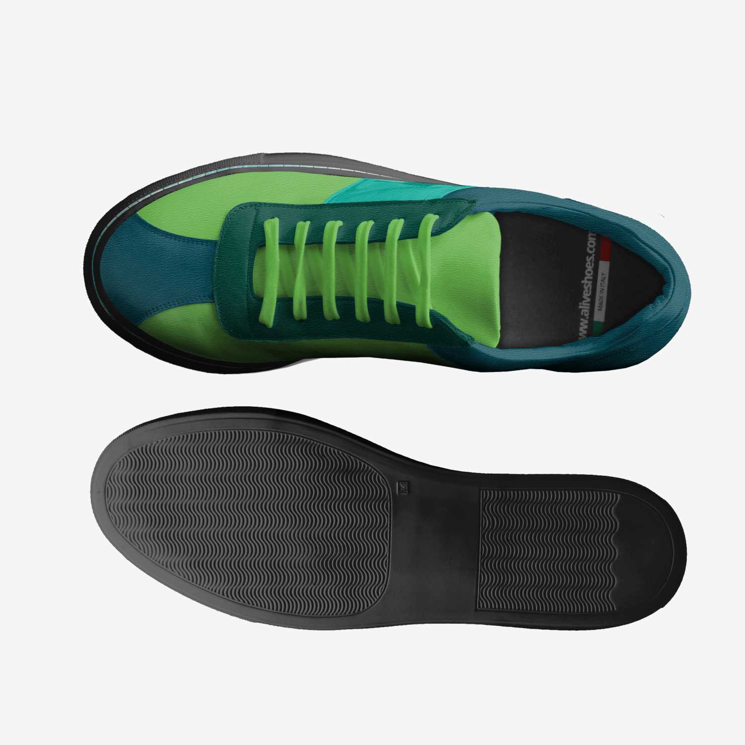Frog custom made in Italy shoes by Morgan Schreiner | Top view