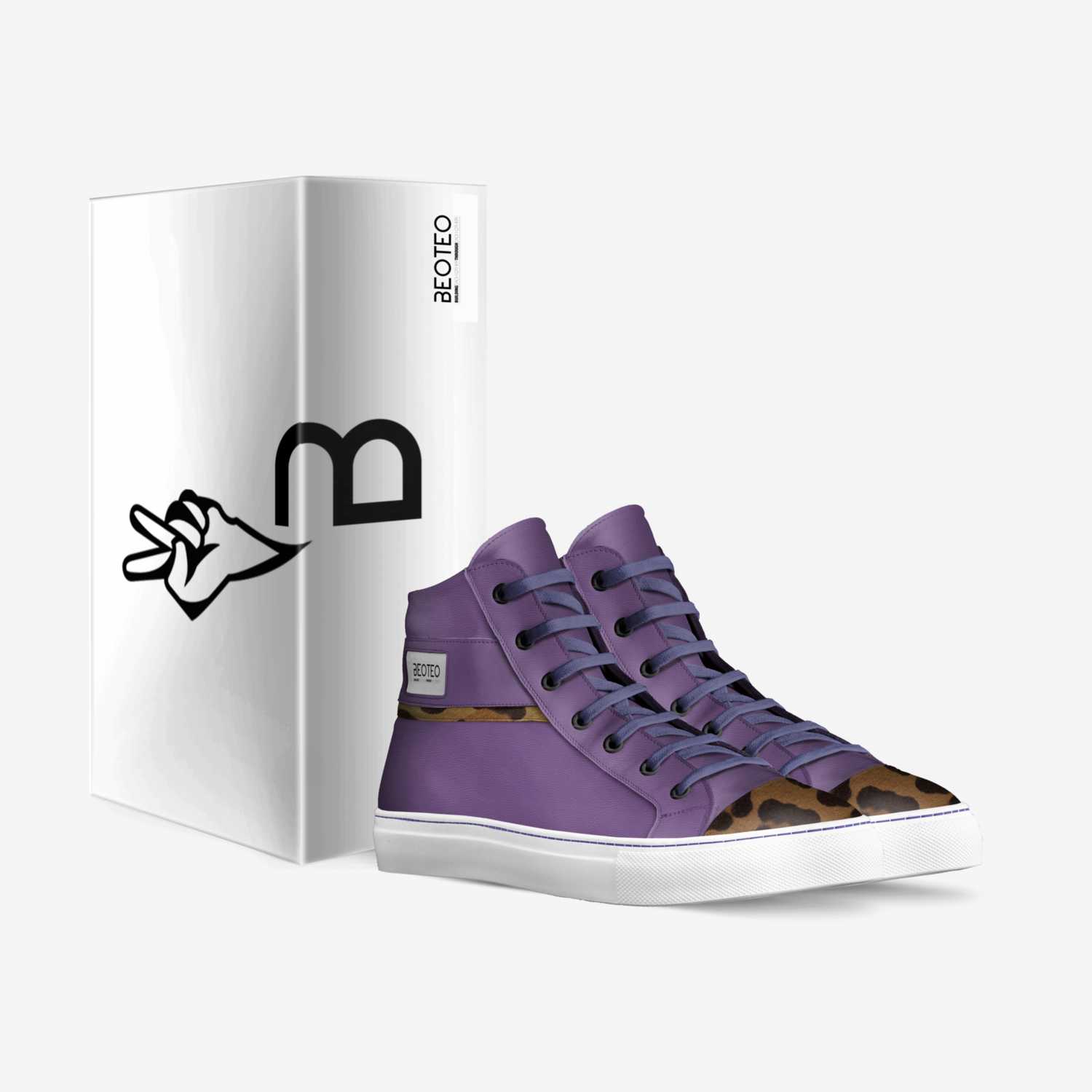 peace B 1’s custom made in Italy shoes by Mr Beoteo | Box view