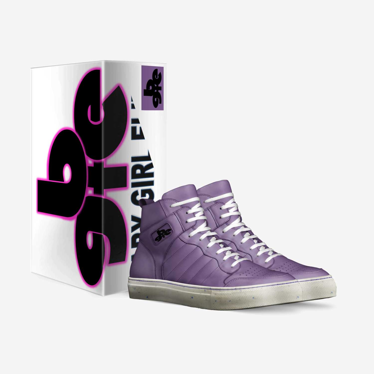 Purp KB Salto custom made in Italy shoes by Baby Girl Elite | Box view