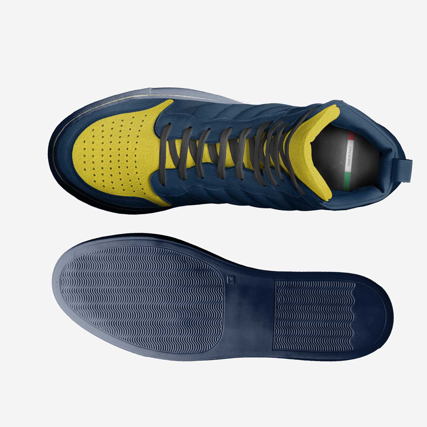 Navy Yarden Salto custom made in Italy shoes by Being Great Every Day | Top view