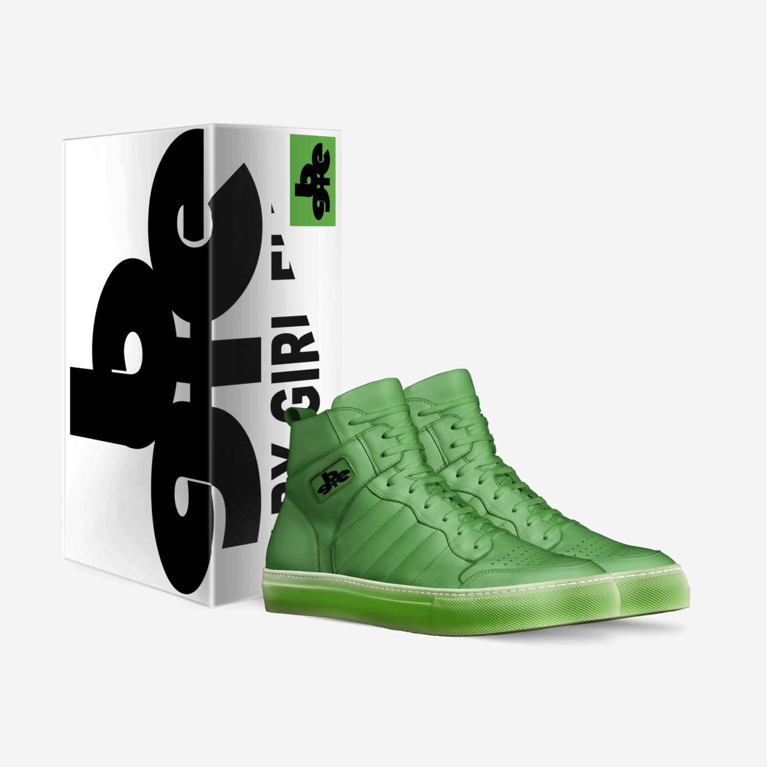 Gina Lime SJ1 custom made in Italy shoes by Baby-girl Elite | Box view