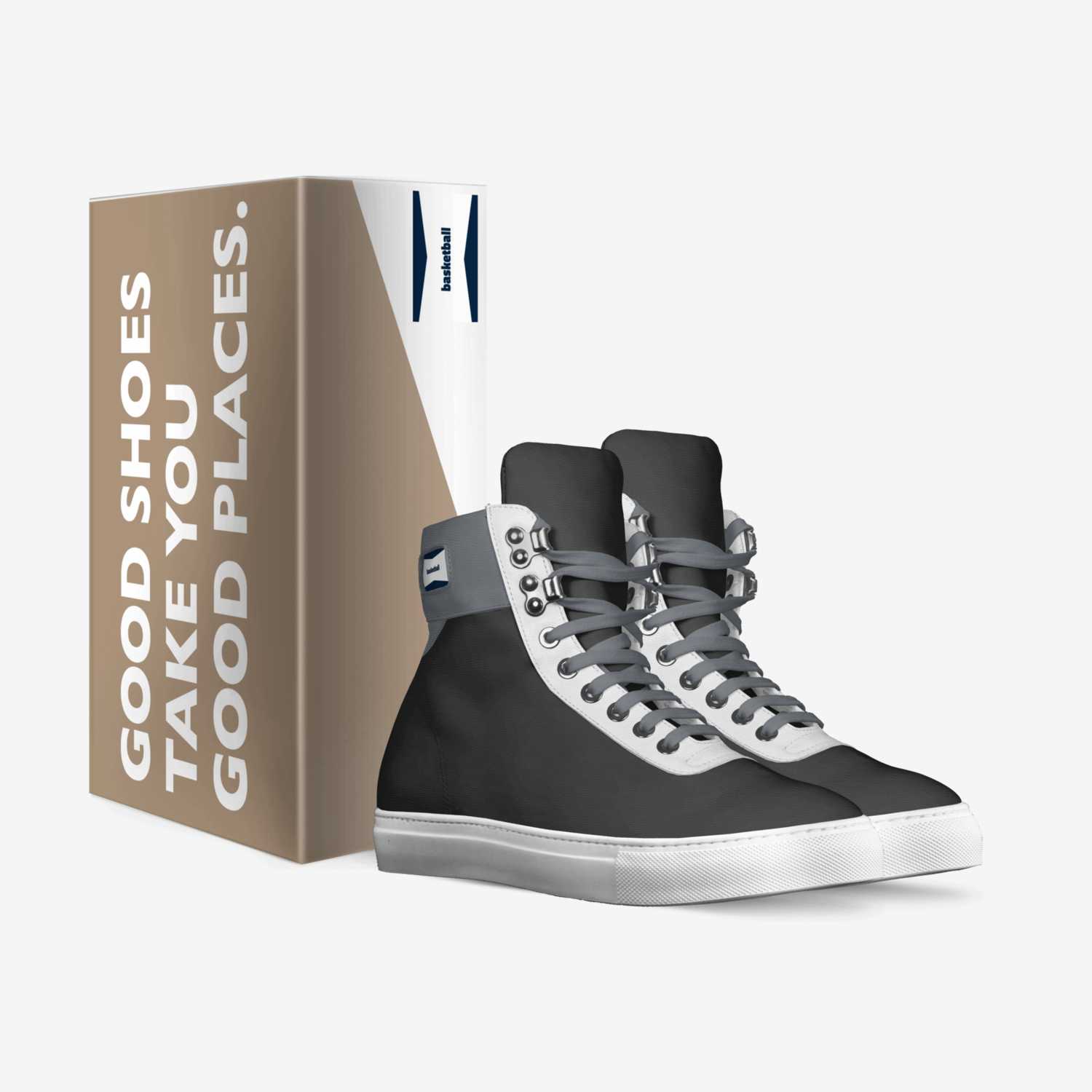 basketball  custom made in Italy shoes by Emily Good | Box view