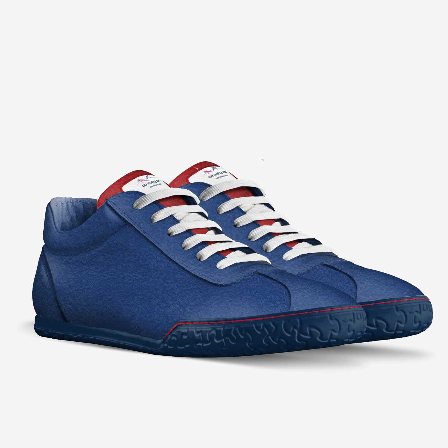 Go Baby Go custom made in Italy shoes by Patricia Mitchell | Double view