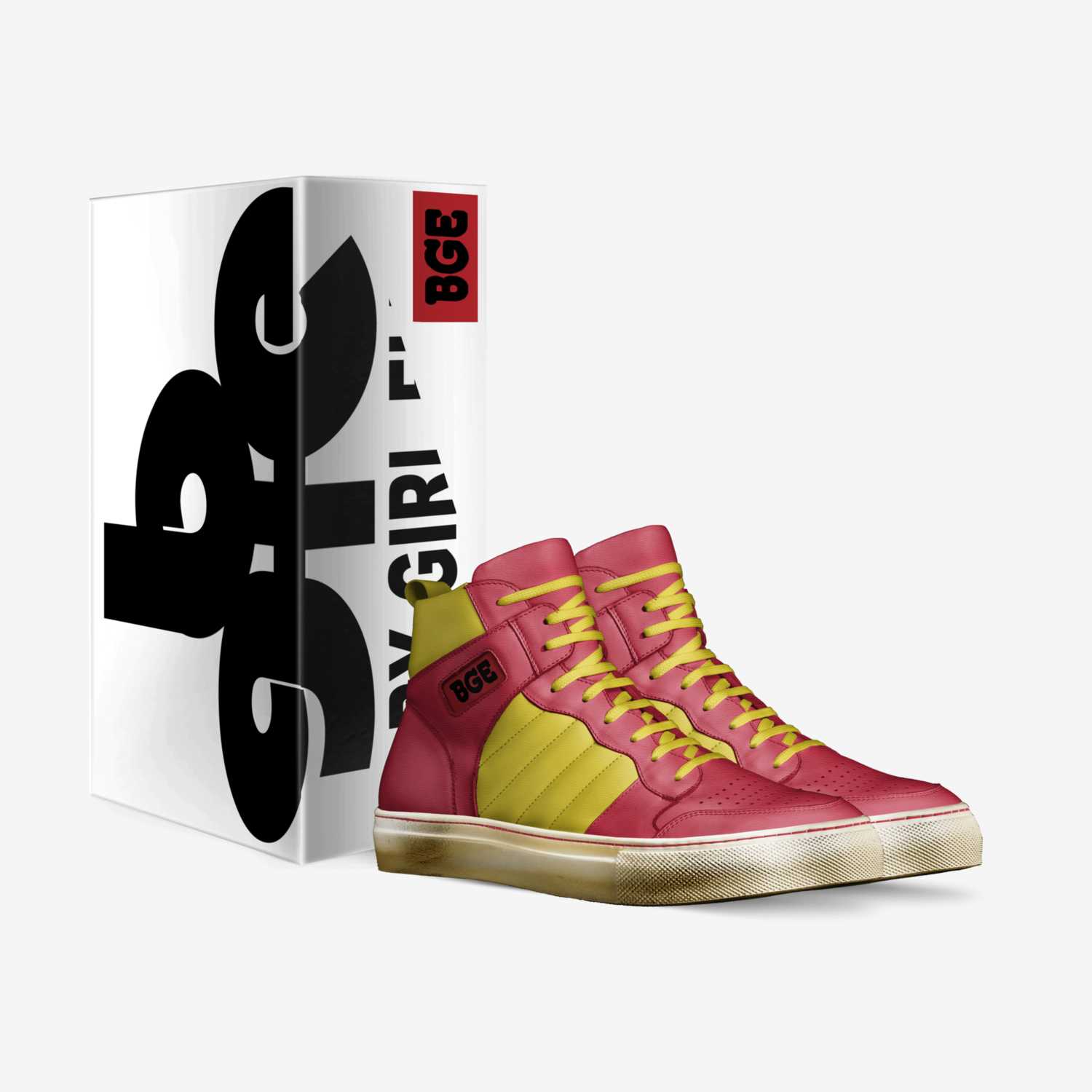 Chiefs Gold SJ1 custom made in Italy shoes by Being Great Every Day | Box view
