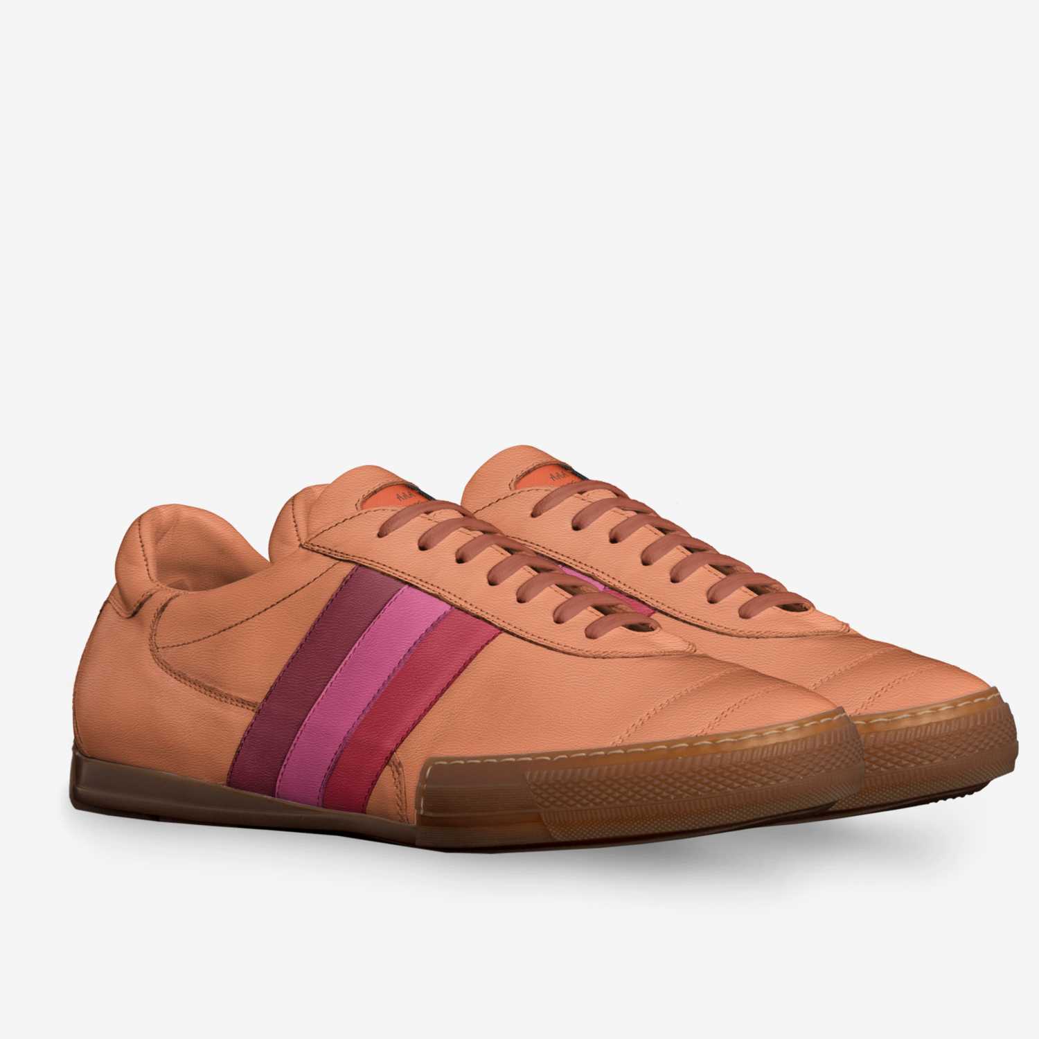 AAA Acronym custom made in Italy shoes by Demar Derohan | Double view