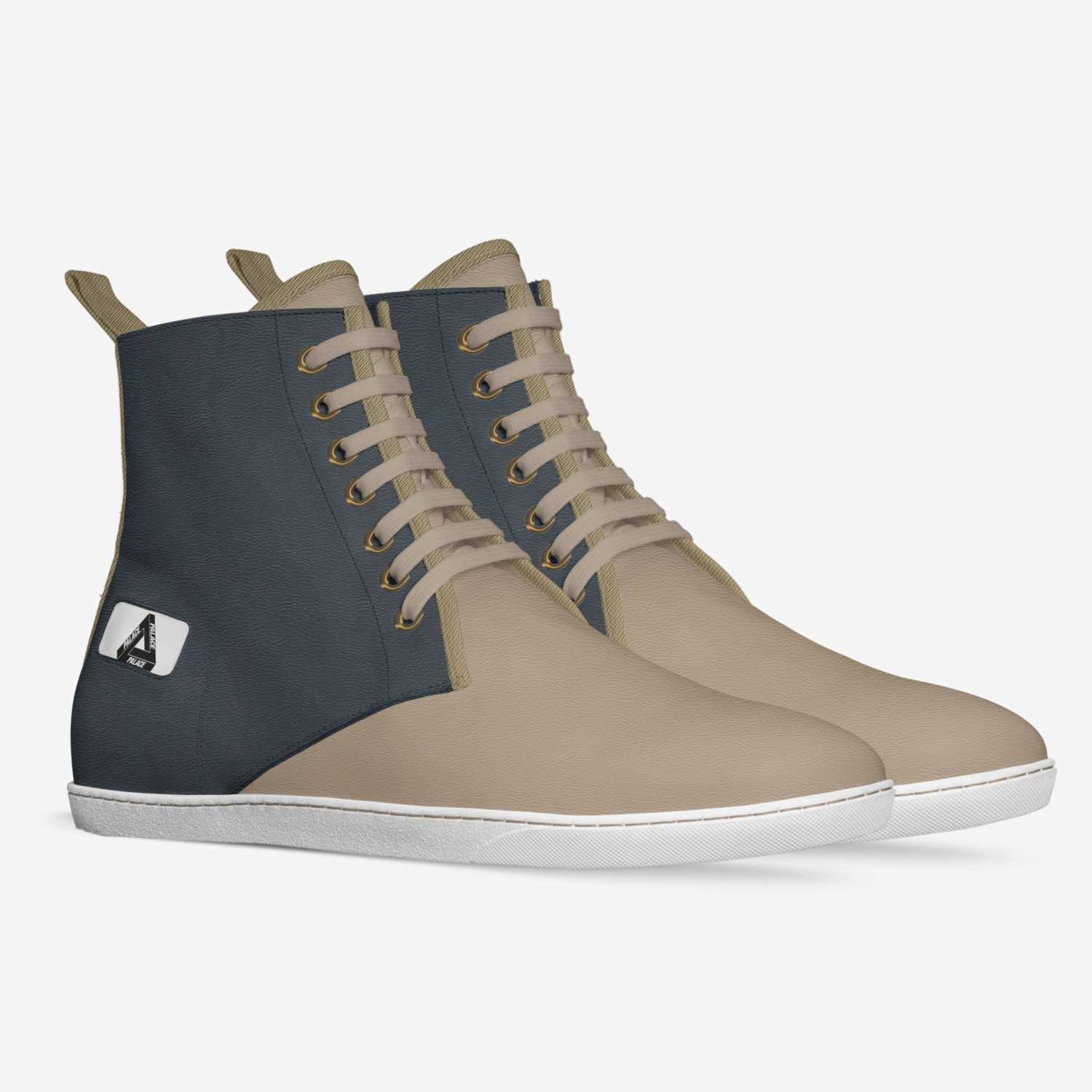 AAA Acronym custom made in Italy shoes by Demar Derohan | Double view