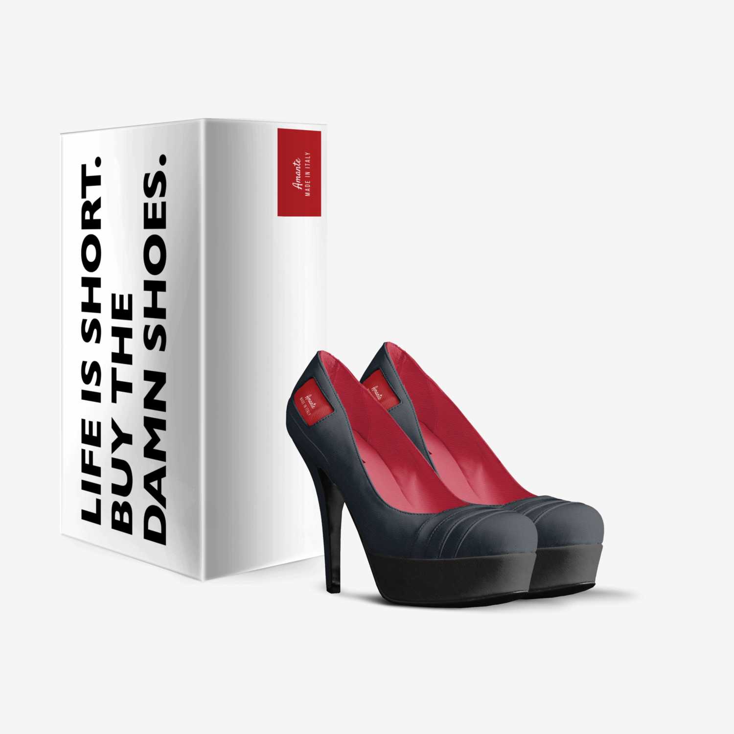 Amante custom made in Italy shoes by Maricella Rodriguez | Box view