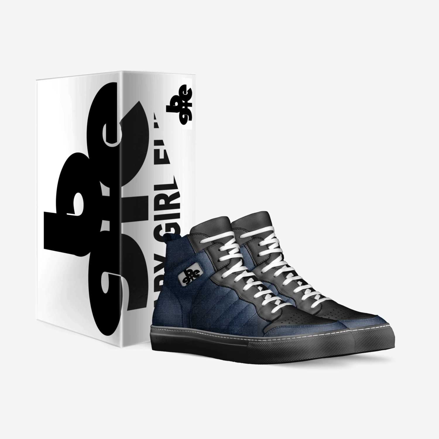 Denim X SJ1 custom made in Italy shoes by Baby-girl Elite | Box view