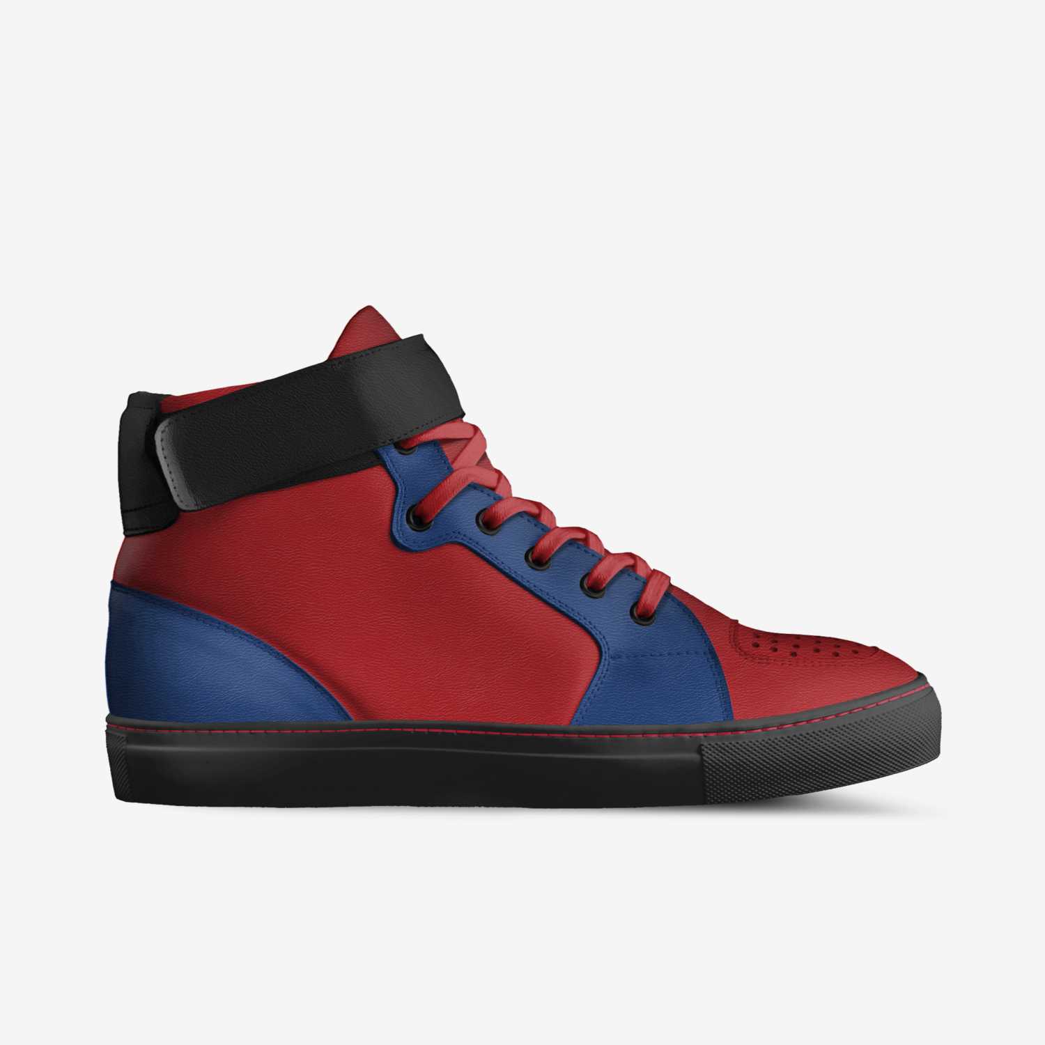 Basketball shoes custom made in Italy shoes by Noah Hallward-rough | Side view