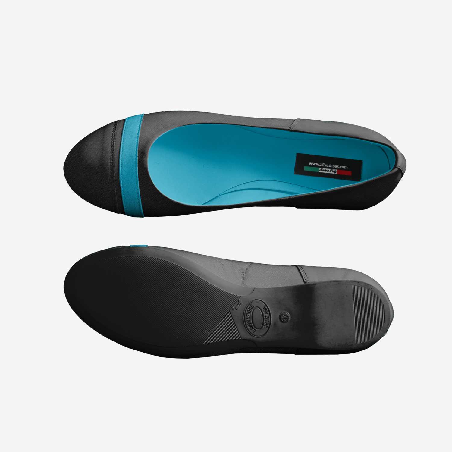 Fesha custom made in Italy shoes by William Palmer | Top view