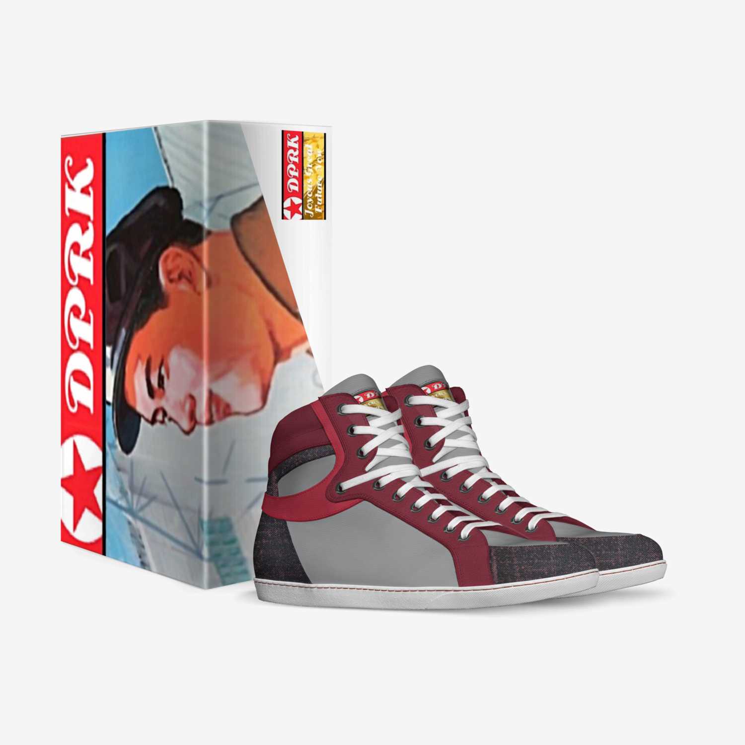 ArtyTEES DPRK 1 custom made in Italy shoes by Clare Johnston | Box view