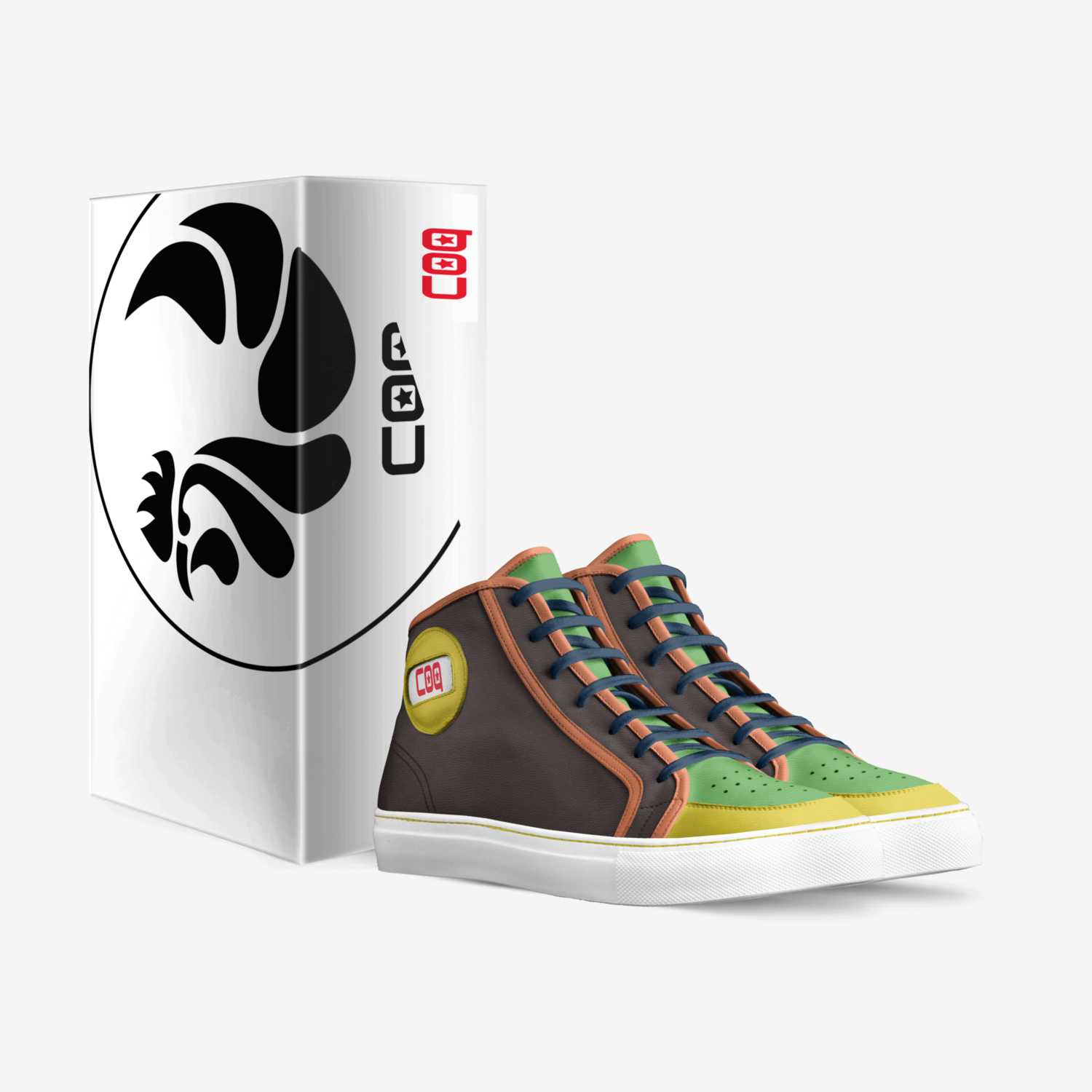 Coq custom made in Italy shoes by Tjaša Budaji | Box view