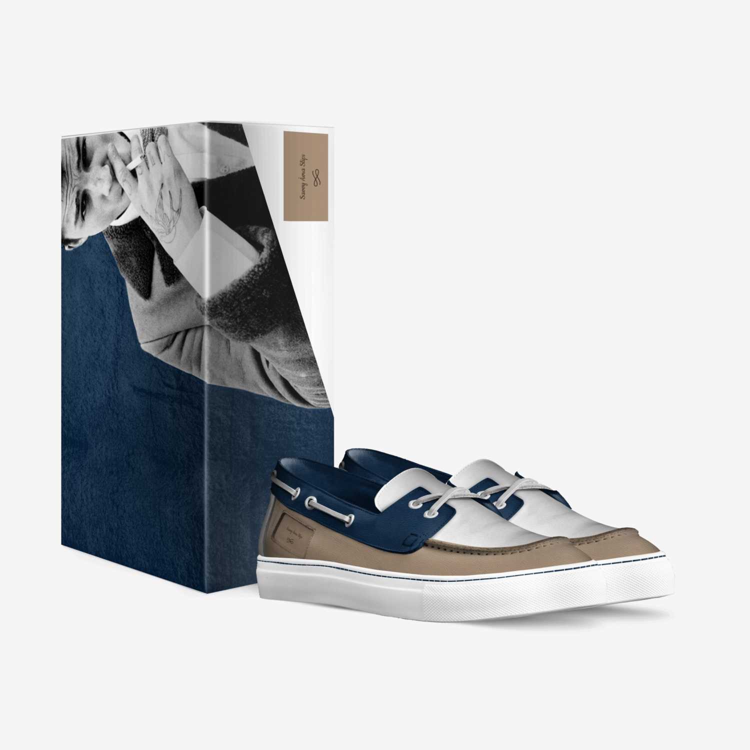 Savvy Ávra Slips custom made in Italy shoes by Pedro Covil | Box view