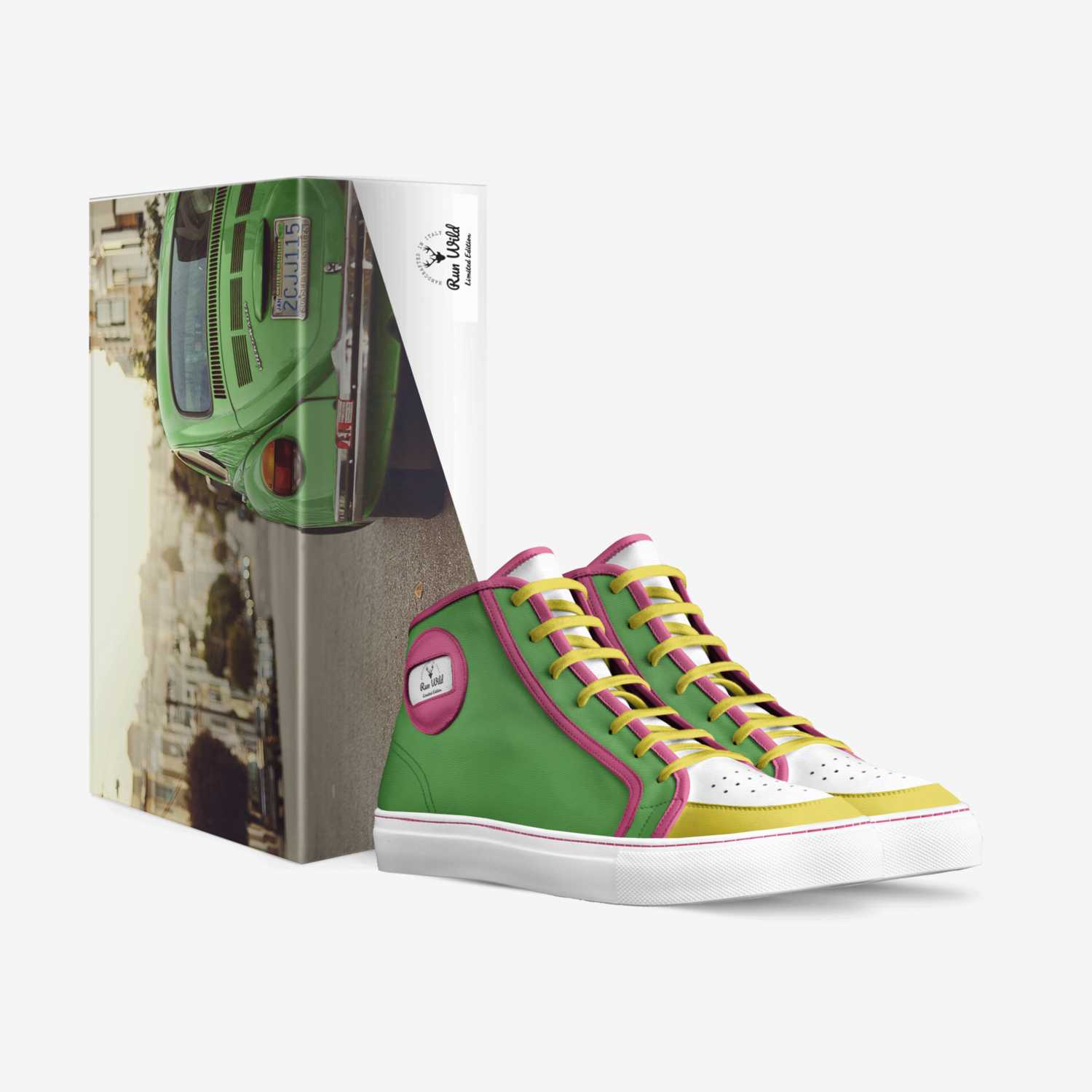 Run Wild custom made in Italy shoes by Bob Jones | Box view