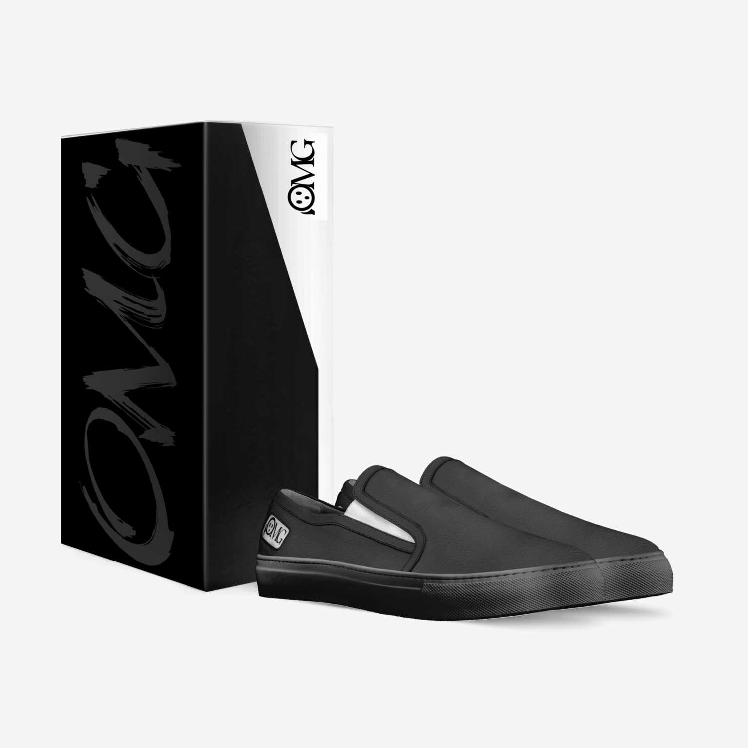 theomgblack custom made in Italy shoes by Joe Harris | Box view