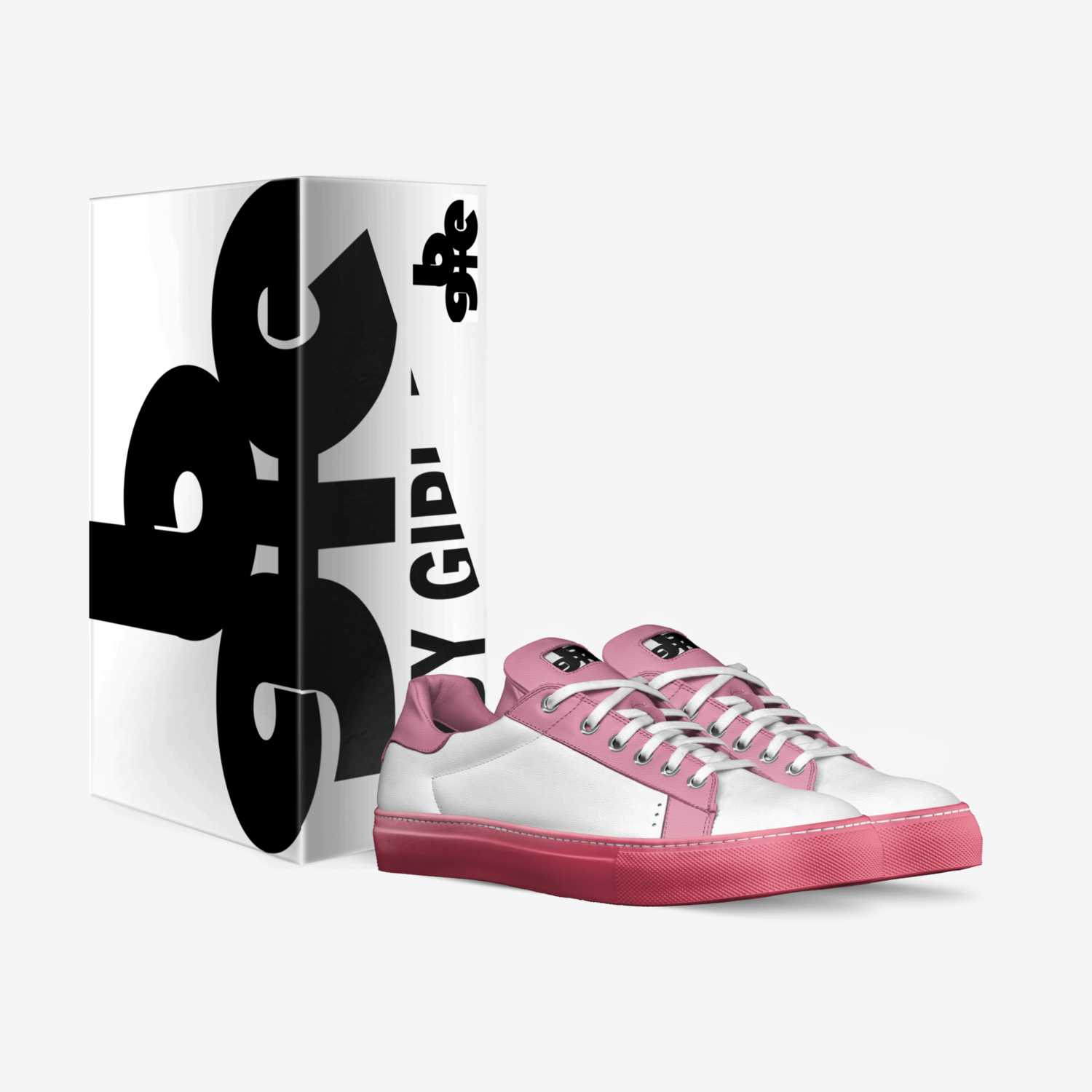 Pink B Classica custom made in Italy shoes by Baby-girl Elite | Box view