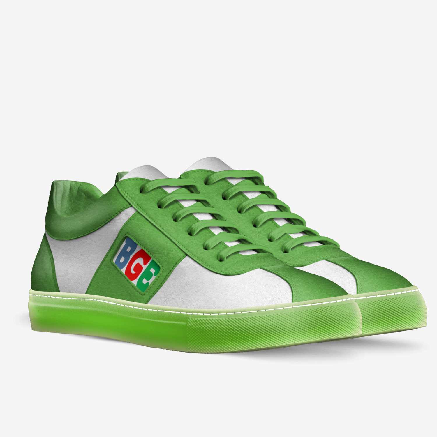 Lime Targa custom made in Italy shoes by Being Great Every Day | Double view