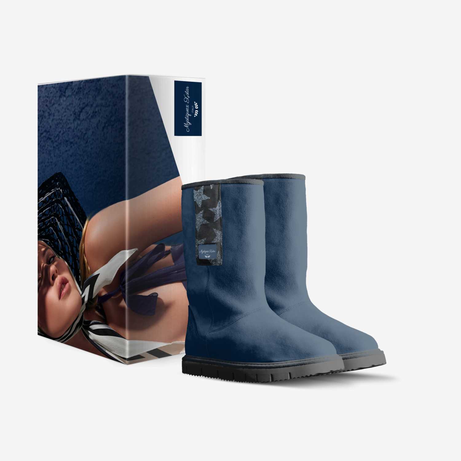 Mystiquex Xstar custom made in Italy shoes by Arely Ghigliotty | Box view