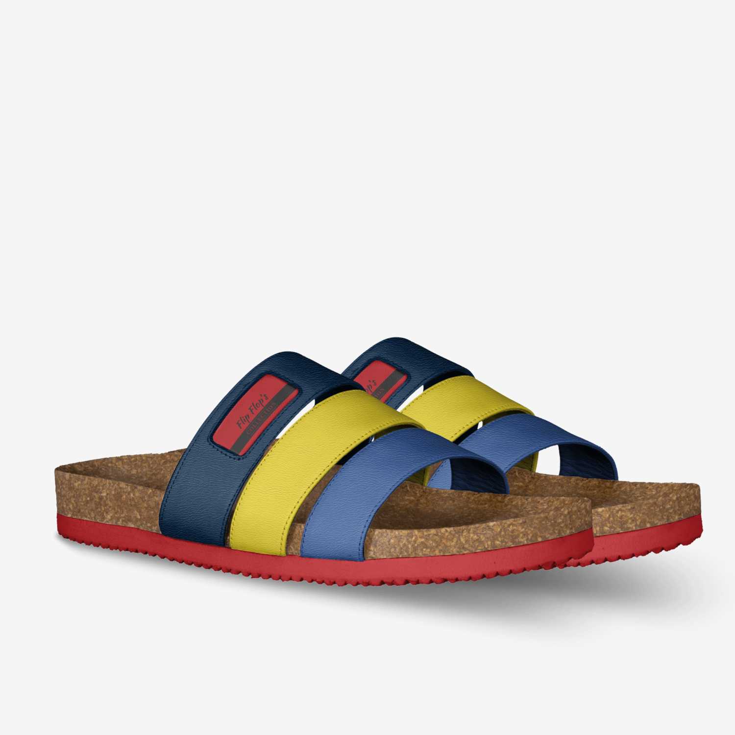 Flip Flop's custom made in Italy shoes by Thomas Childers | Double view