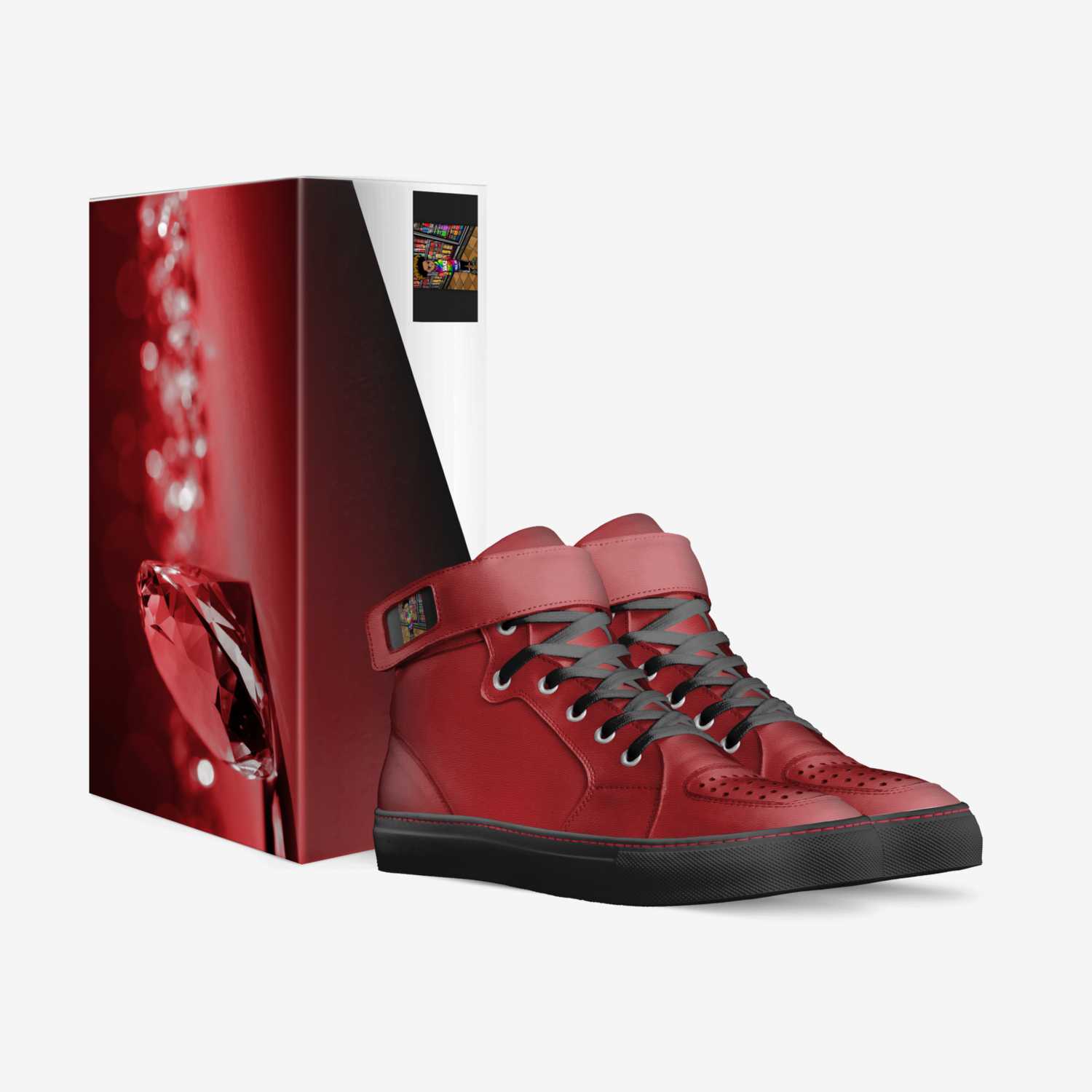 MR.b sauce class custom made in Italy shoes by Jaylen Linsday | Box view