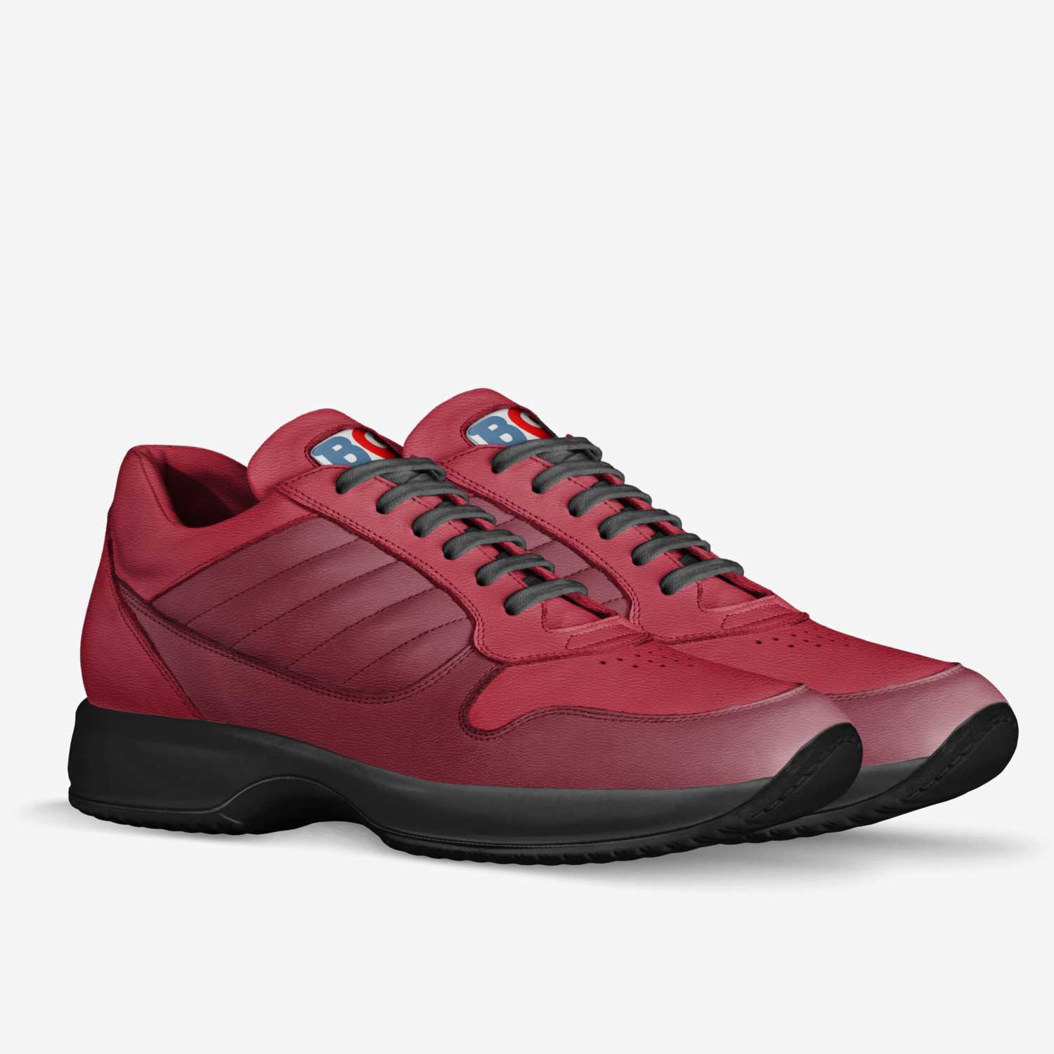 Red Red Adagio custom made in Italy shoes by Being Great Every Day | Double view
