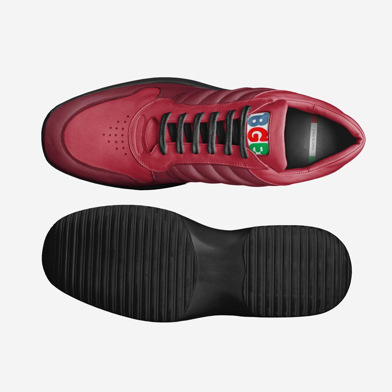 Red Red Adagio custom made in Italy shoes by Being Great Every Day | Top view