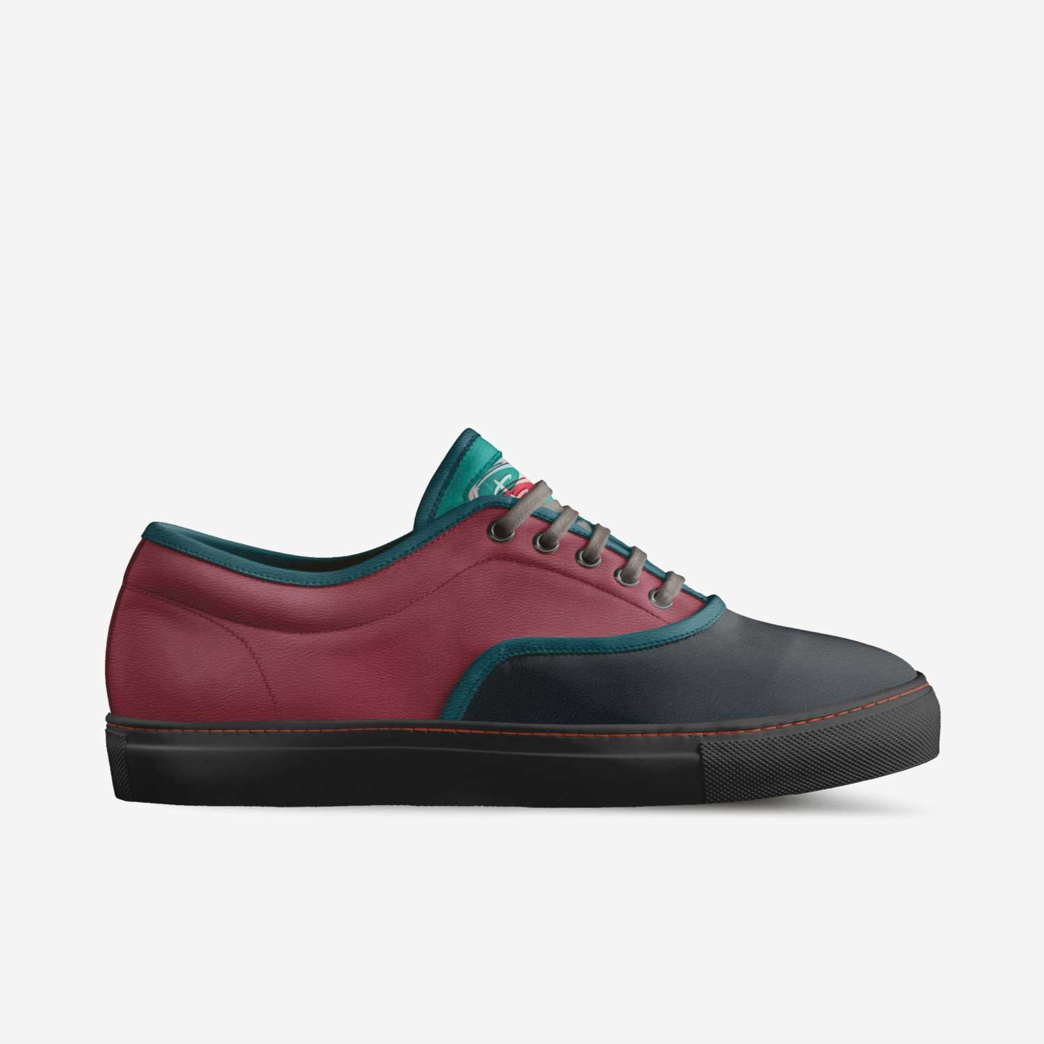 Dizzy Flare custom made in Italy shoes by Clare Johnston | Side view
