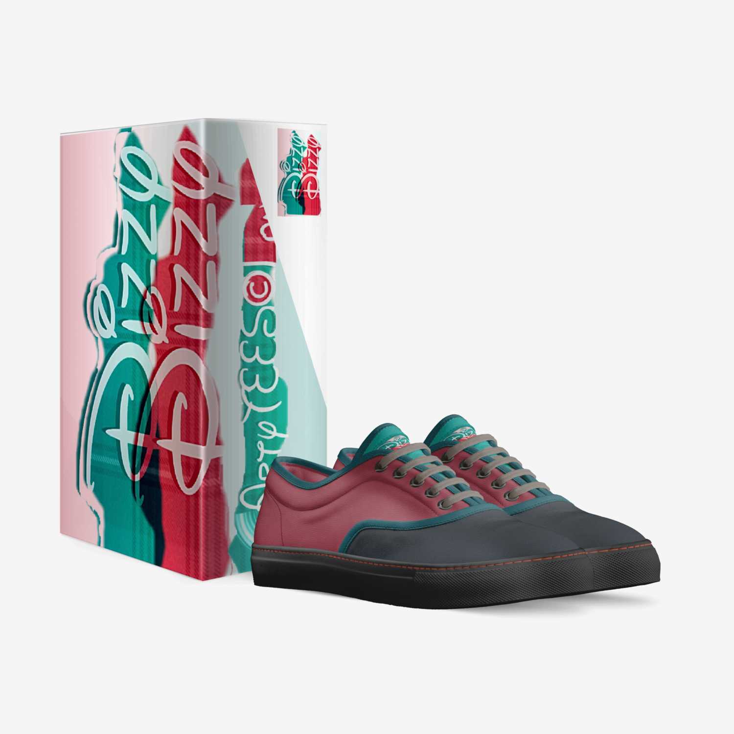 Dizzy Flare custom made in Italy shoes by Clare Johnston | Box view