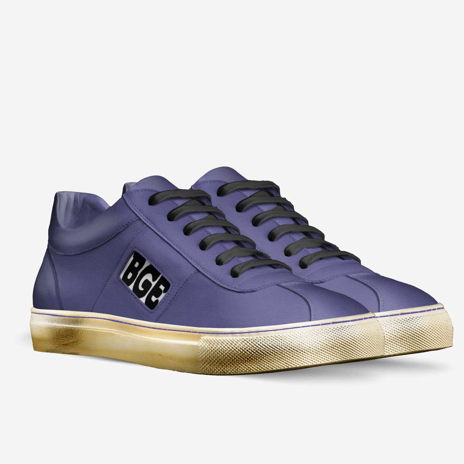 Violet GB Targa custom made in Italy shoes by Being Great Every Day | Double view