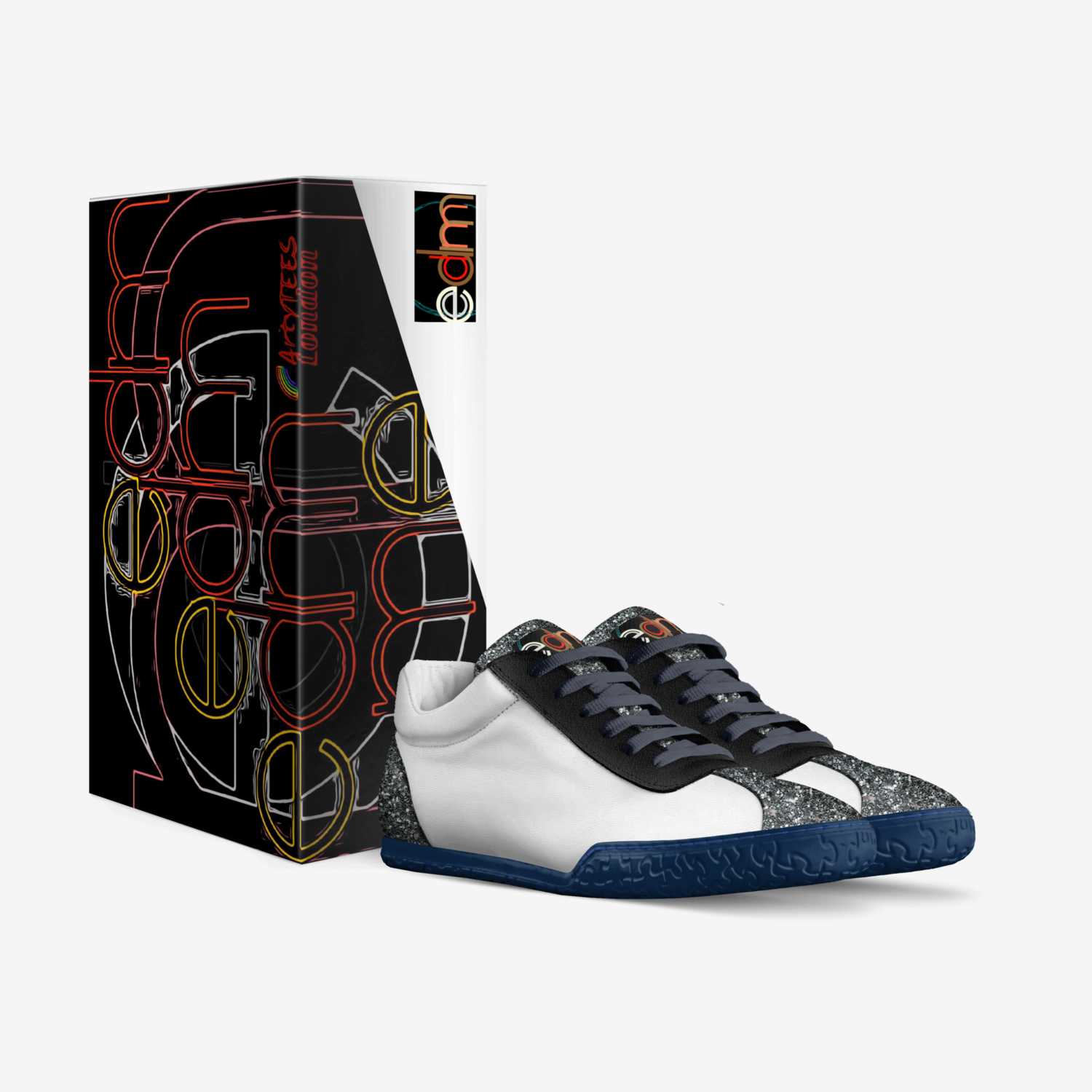 edm strike1 custom made in Italy shoes by Clare Johnston | Box view