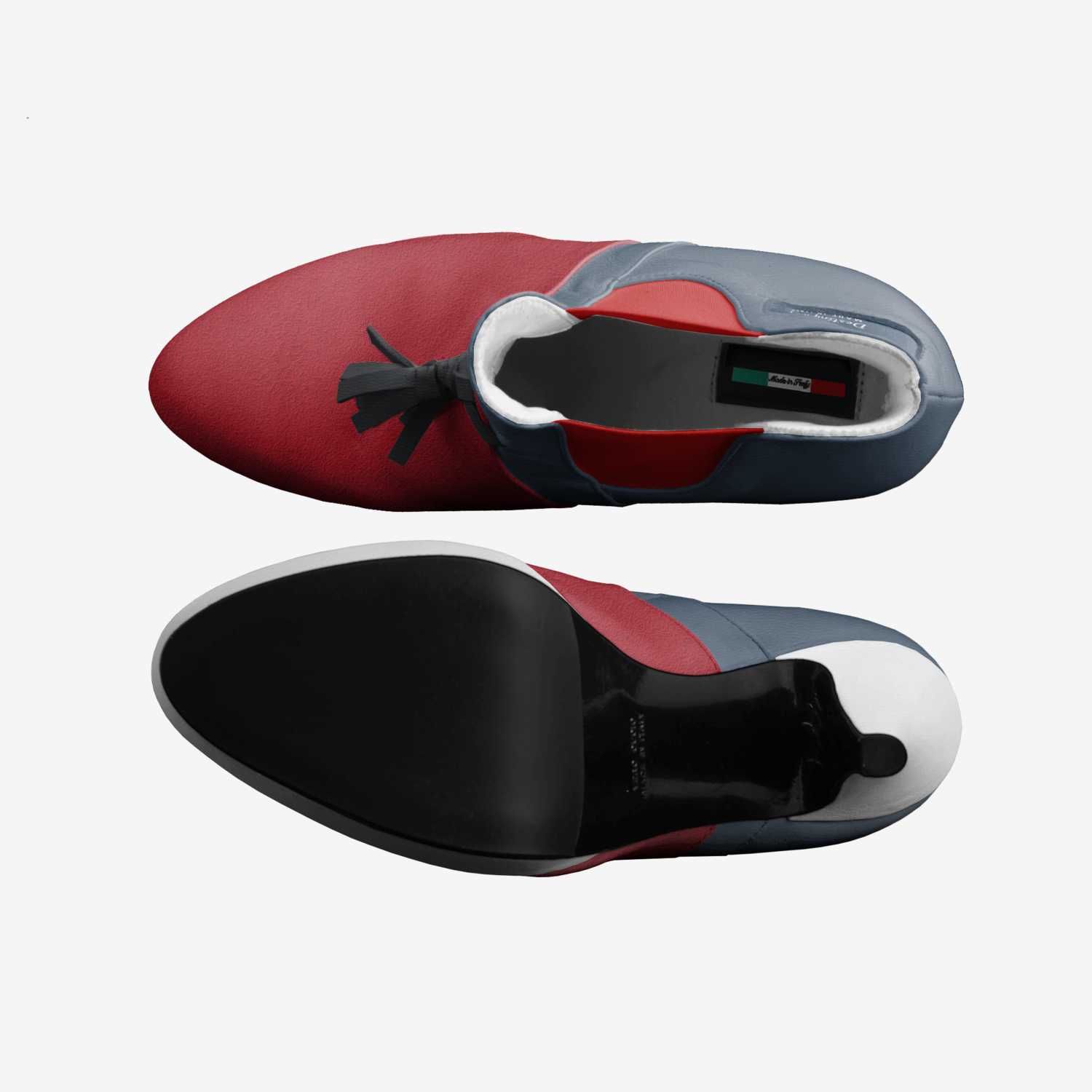Destiny lady custom made in Italy shoes by Sarastine Richey | Top view