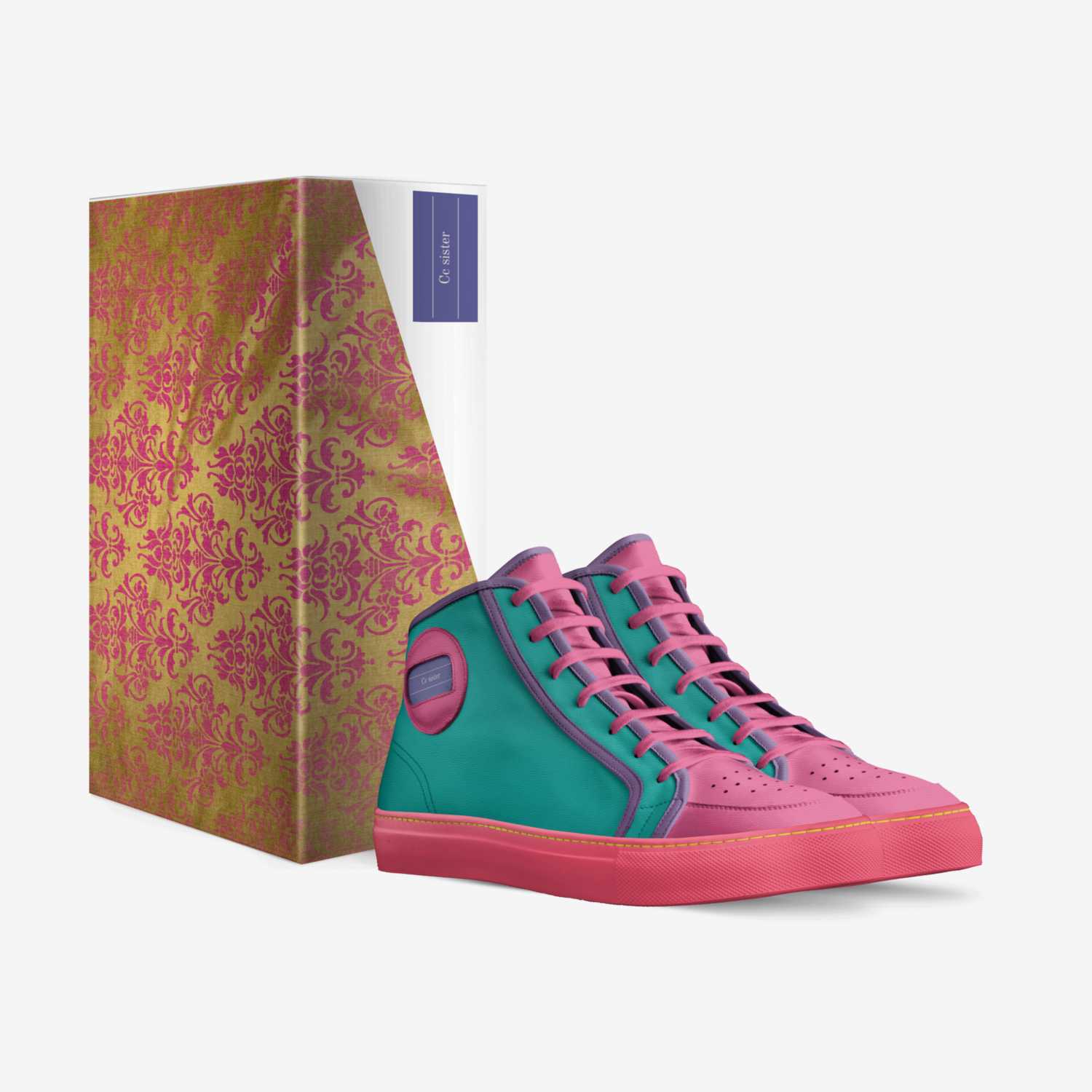 Reverse custom made in Italy shoes by Christal Bowers-ingram | Box view