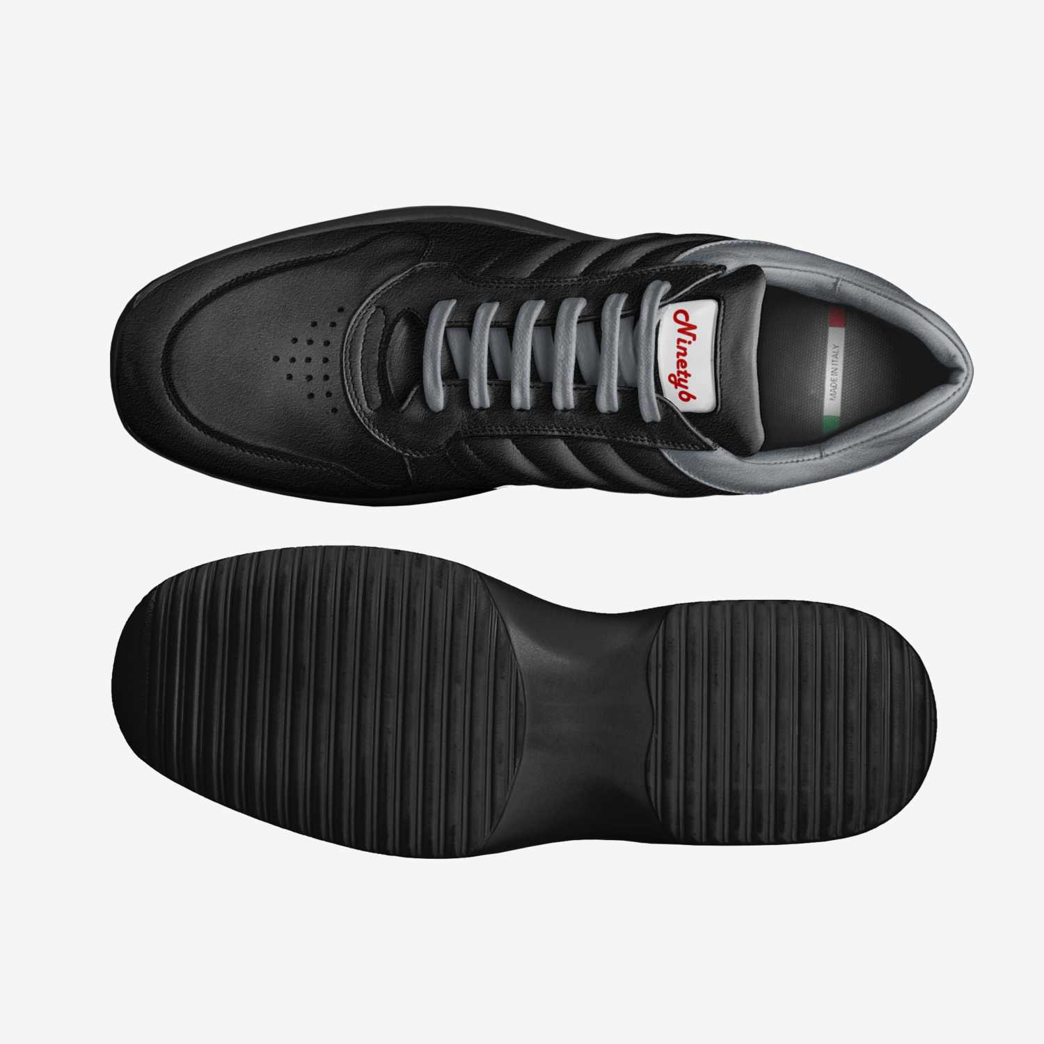 Black Panther custom made in Italy shoes by Ashton Keys | Top view