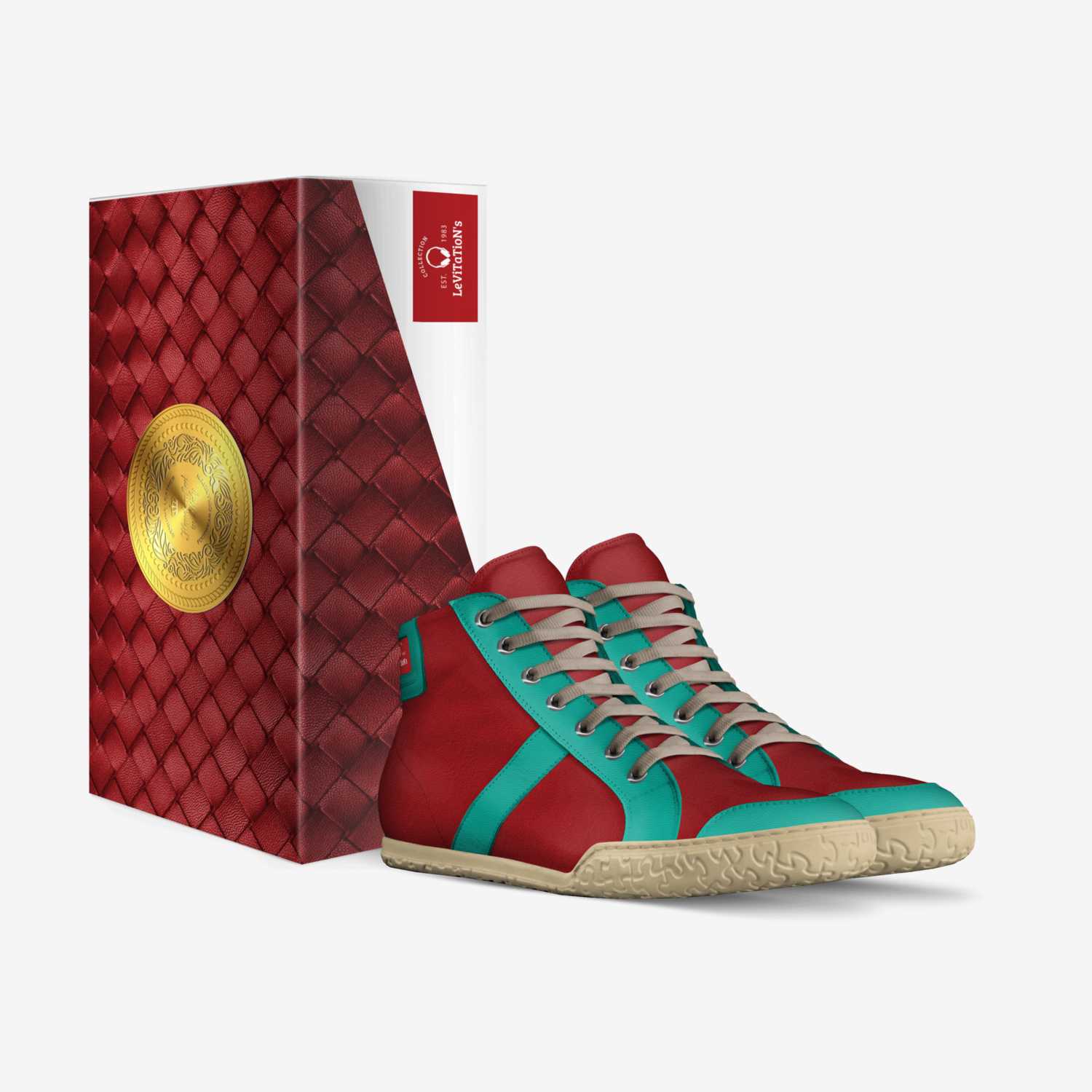LeViTaTioN's custom made in Italy shoes by Ledrue Williams | Box view
