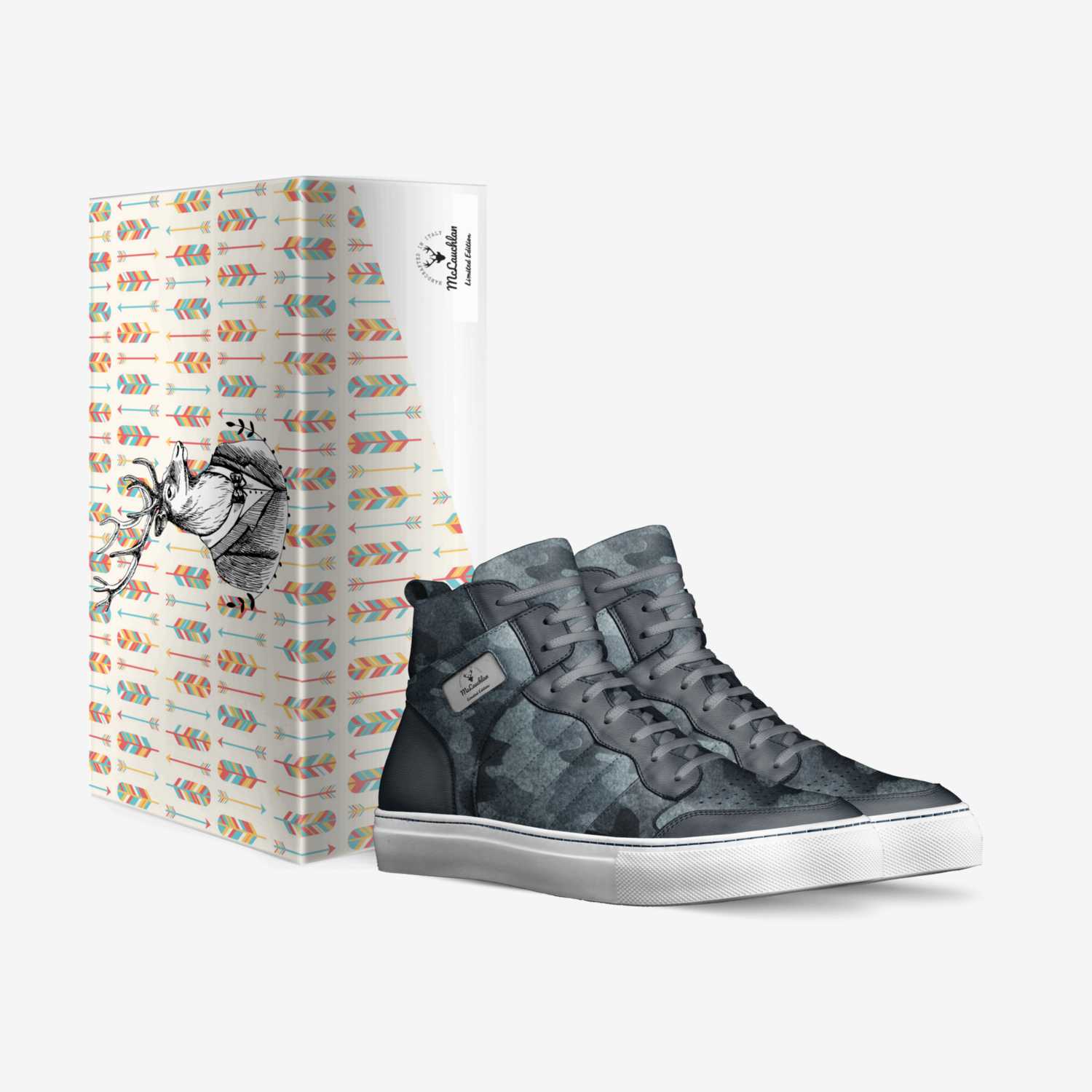 S&M custom made in Italy shoes by Sarah Mclauchlan | Box view