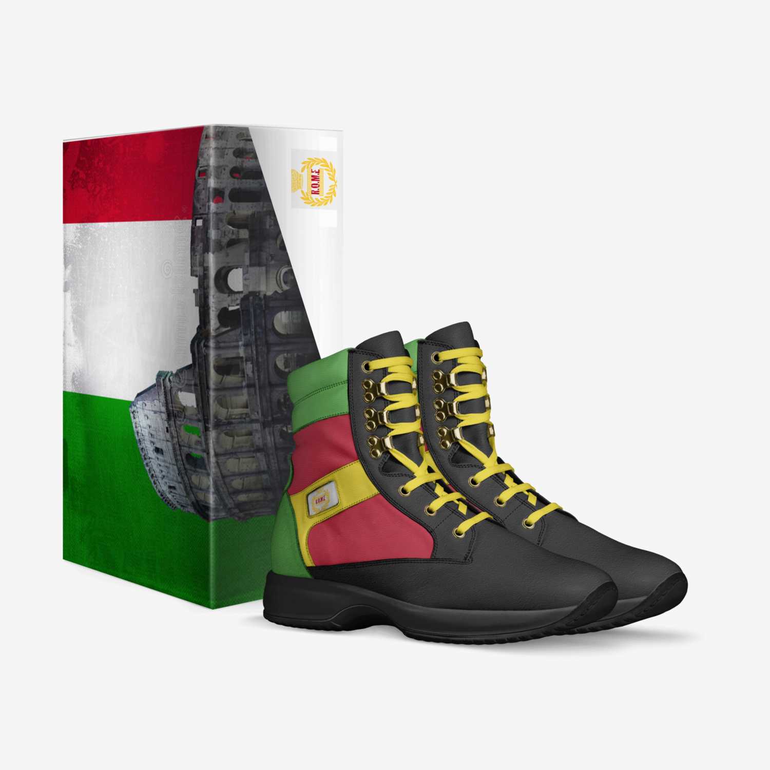 R.O.M.E  custom made in Italy shoes by Romello L Haynes | Box view