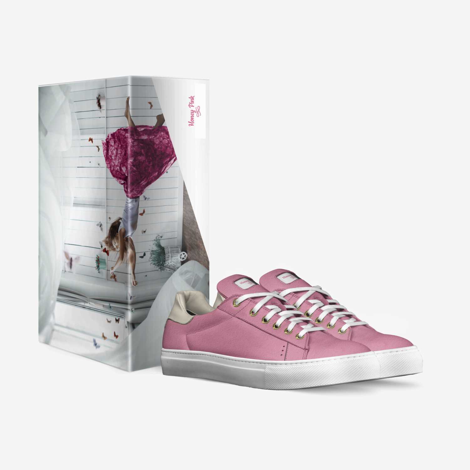Honey Pink custom made in Italy shoes by Bls Footwear | Box view