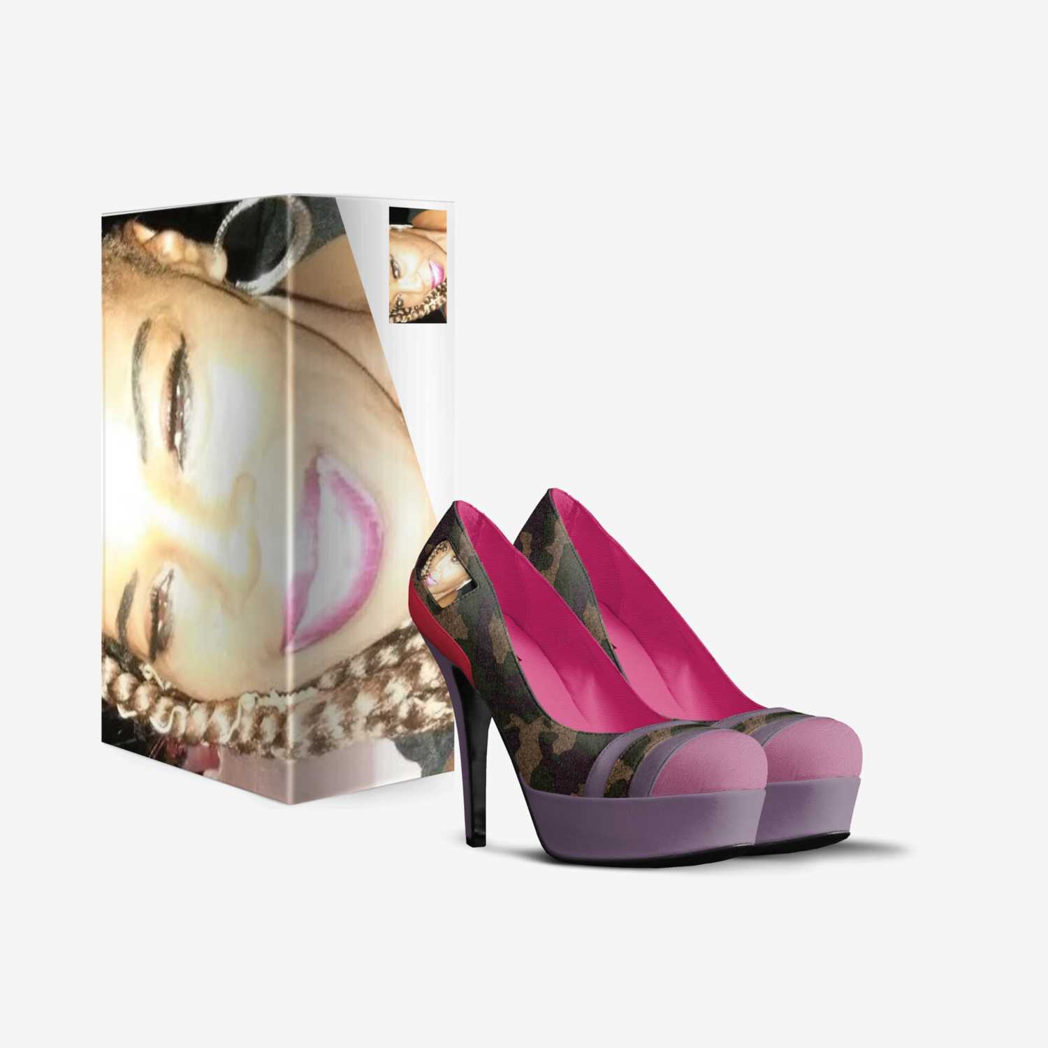 HOT Girl  custom made in Italy shoes by Akbar Muhammad | Box view