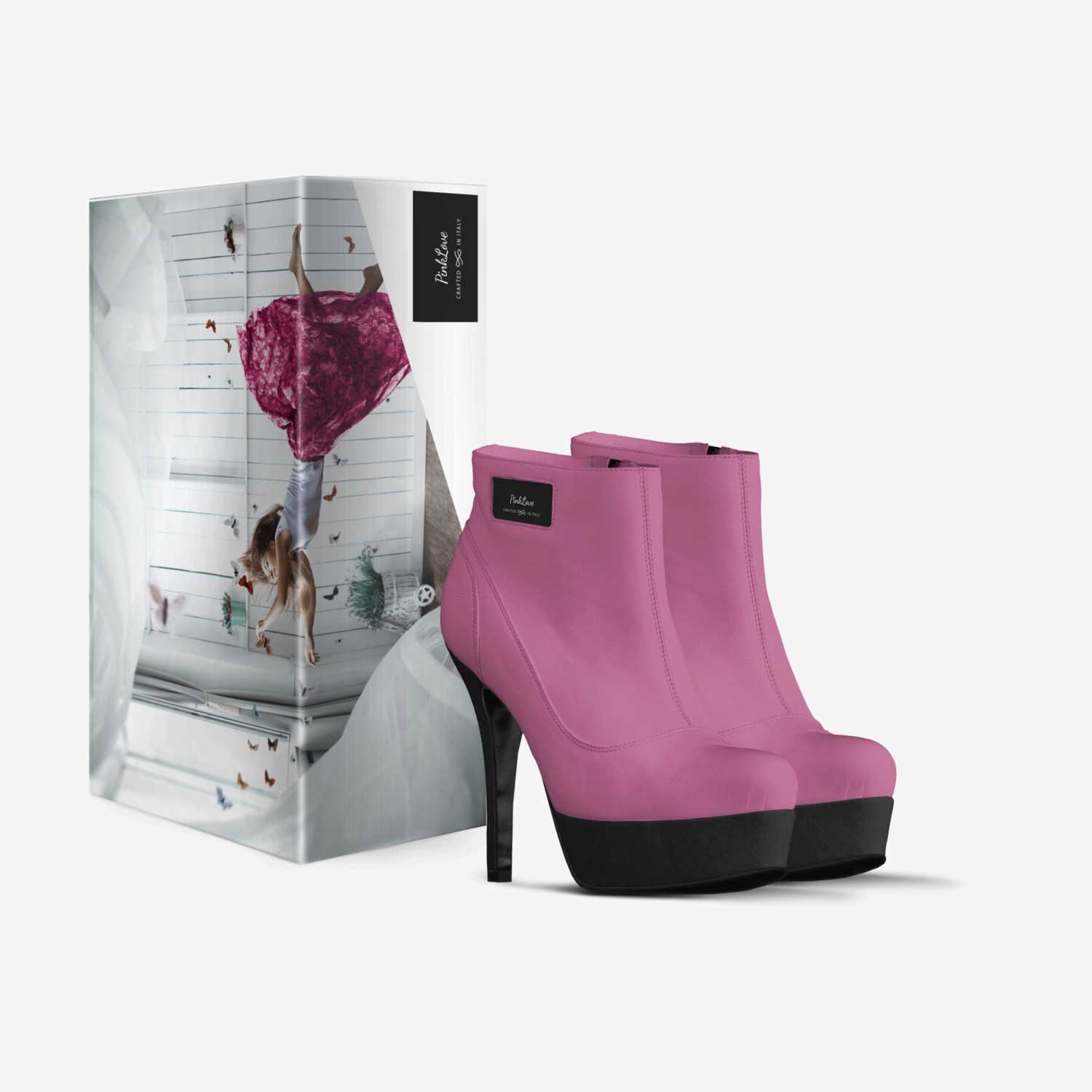 PinkLove custom made in Italy shoes by Kimberly Baxter | Box view