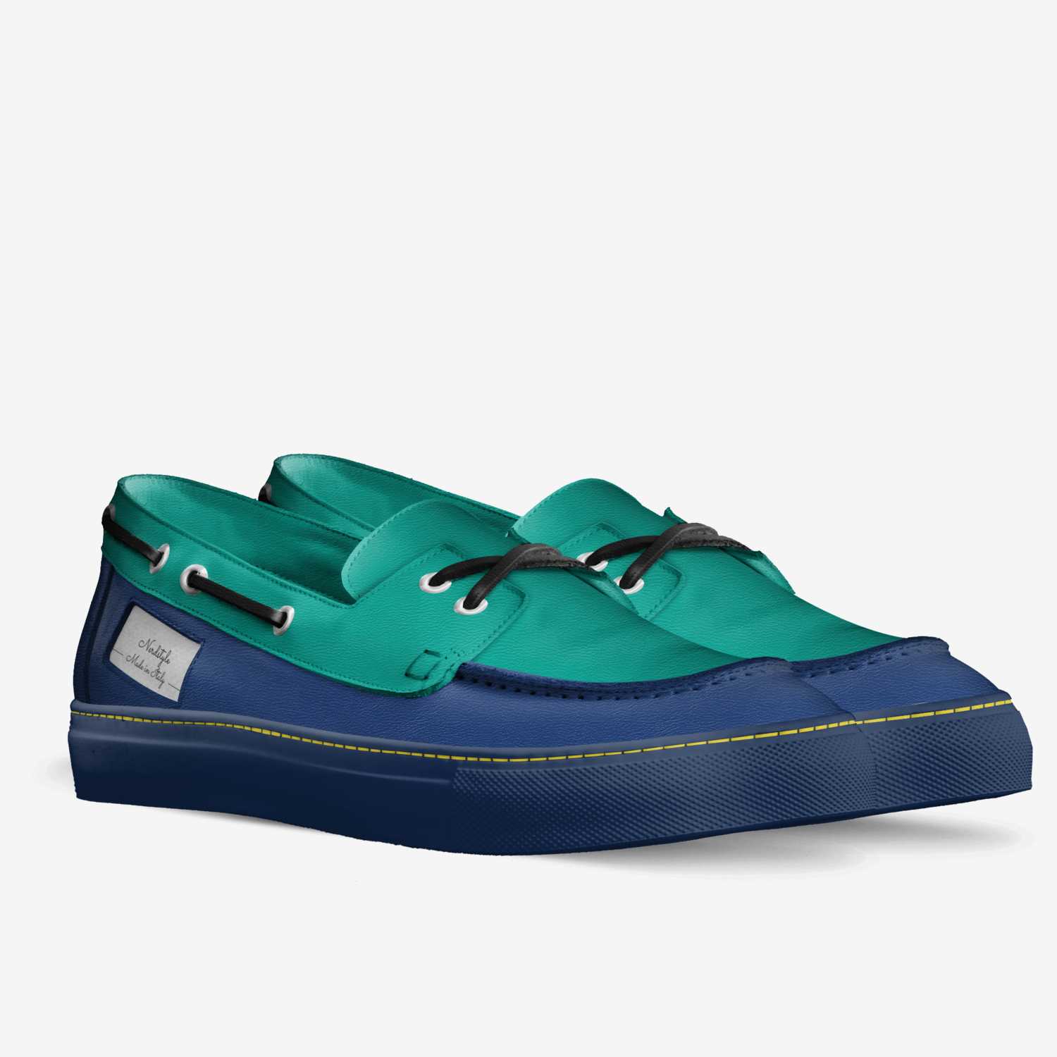 Nerdstyle custom made in Italy shoes by Hannah Johnson | Double view