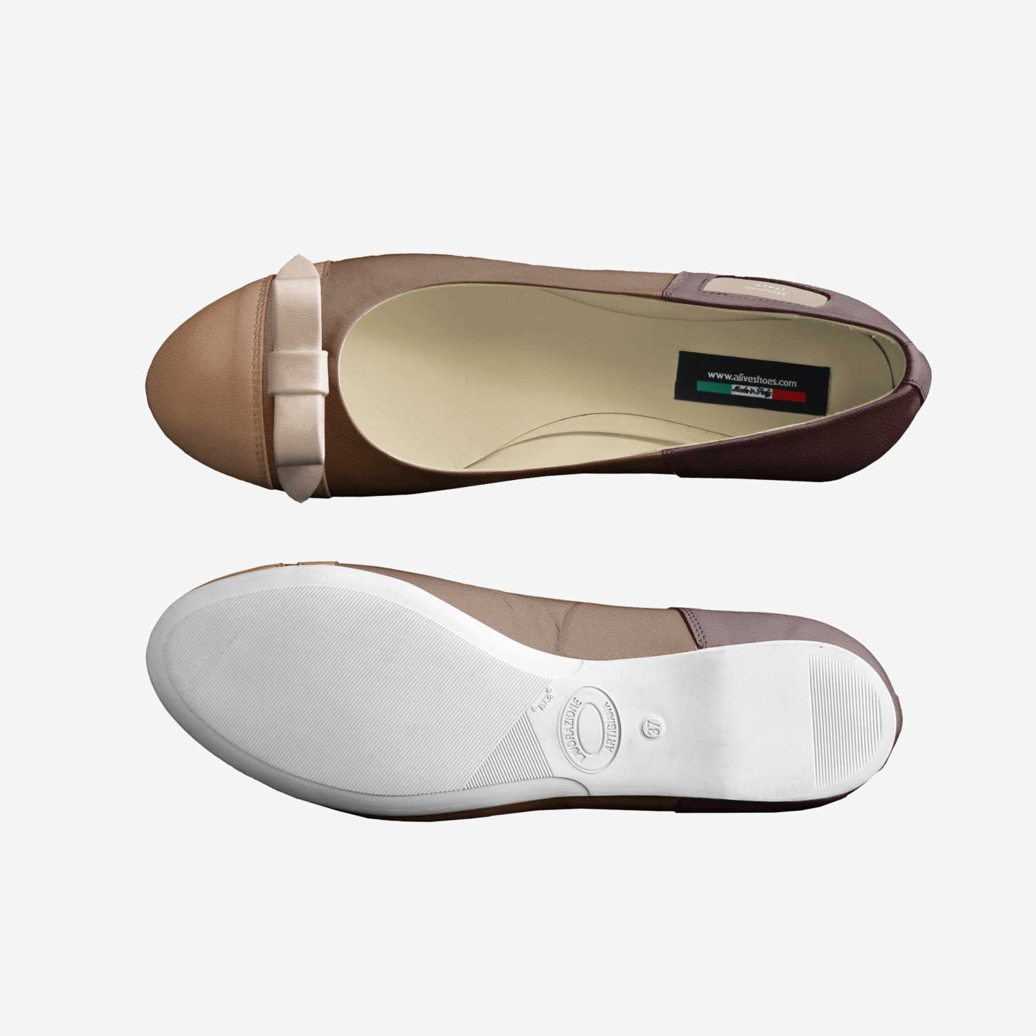 Hanson custom made in Italy shoes by Hannah Johnson | Top view