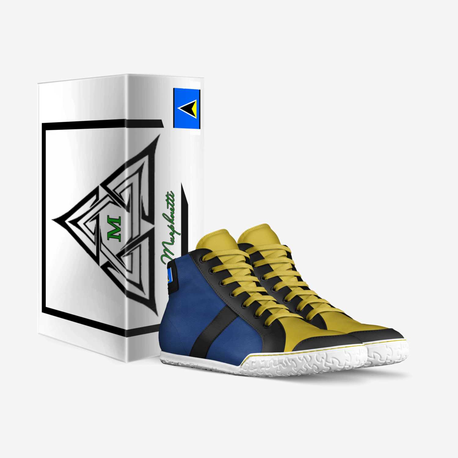 Murphnetti HS-STL custom made in Italy shoes by Tyriek Murphy | Box view