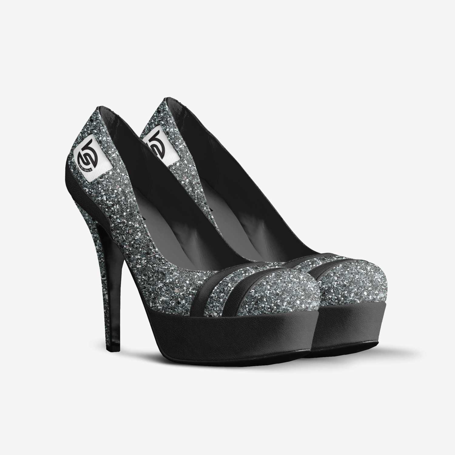 Blissful Infinity  custom made in Italy shoes by Sharnika Peterson | Double view