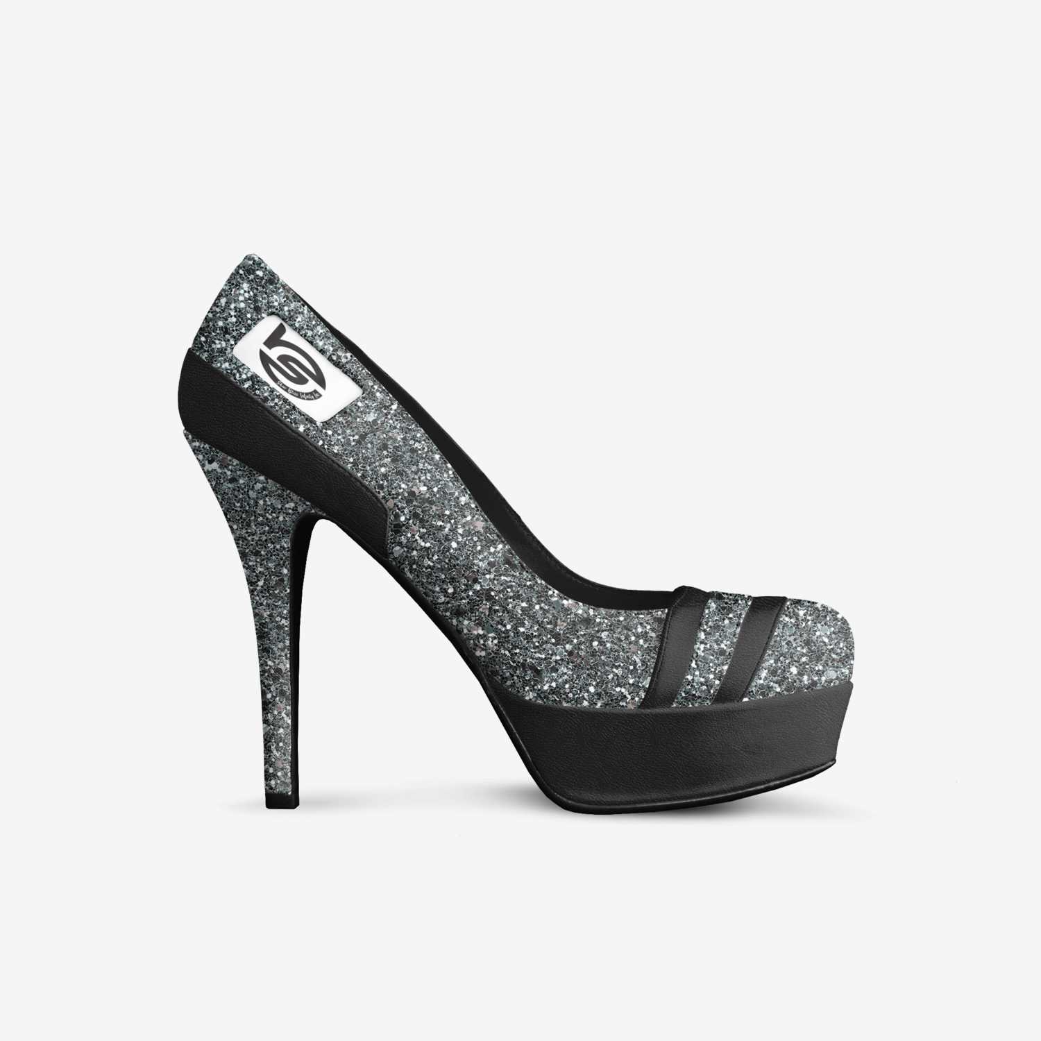Blissful Infinity  custom made in Italy shoes by Sharnika Peterson | Side view