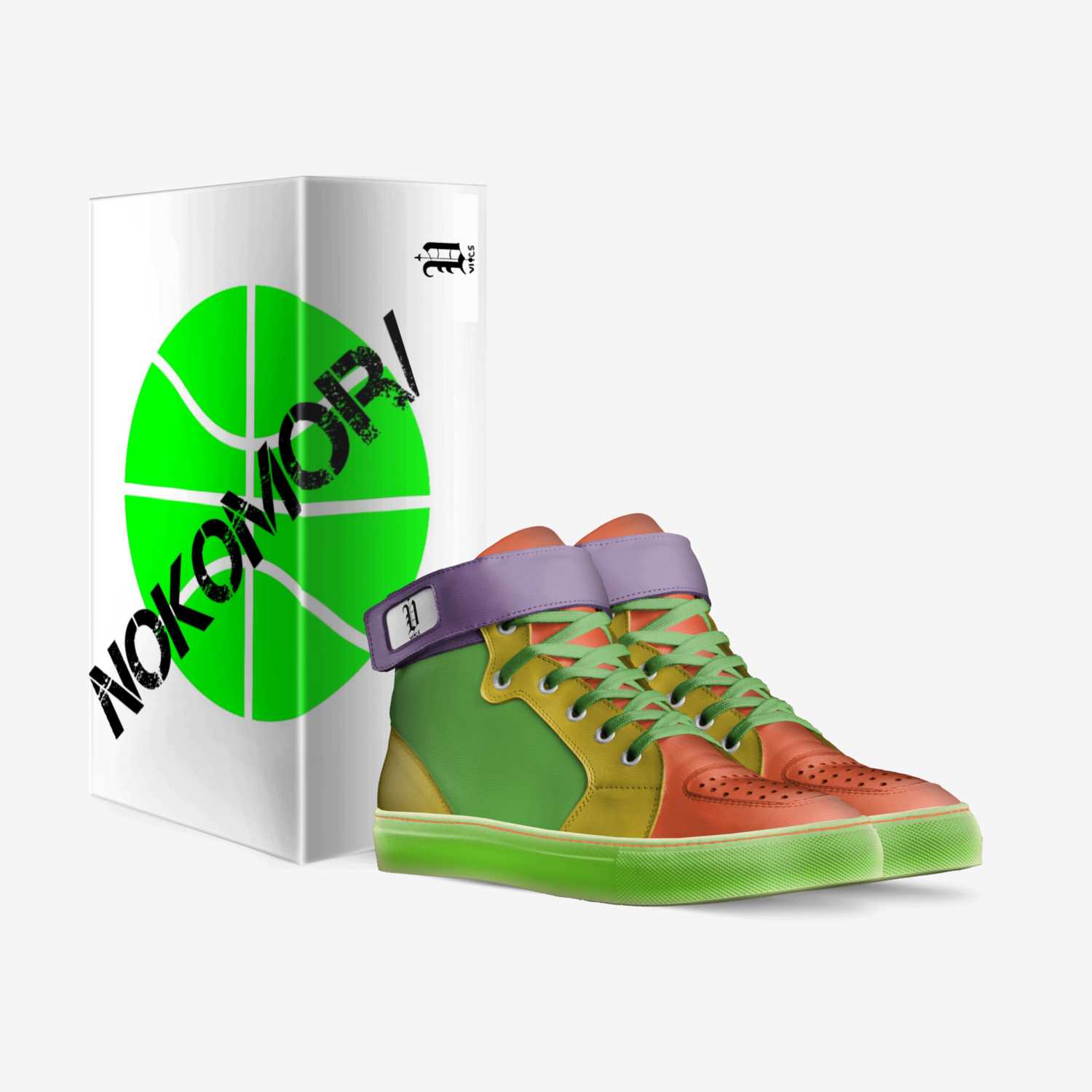 vics nokomora 3 custom made in Italy shoes by Brayden Murphy | Box view