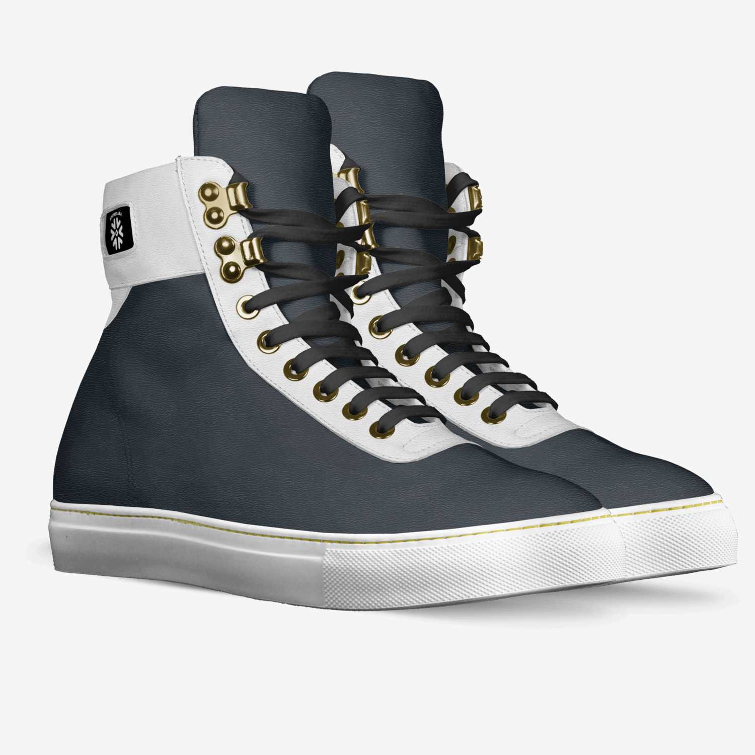 Snowflake custom made in Italy shoes by Arthur Undi Phiri | Double view