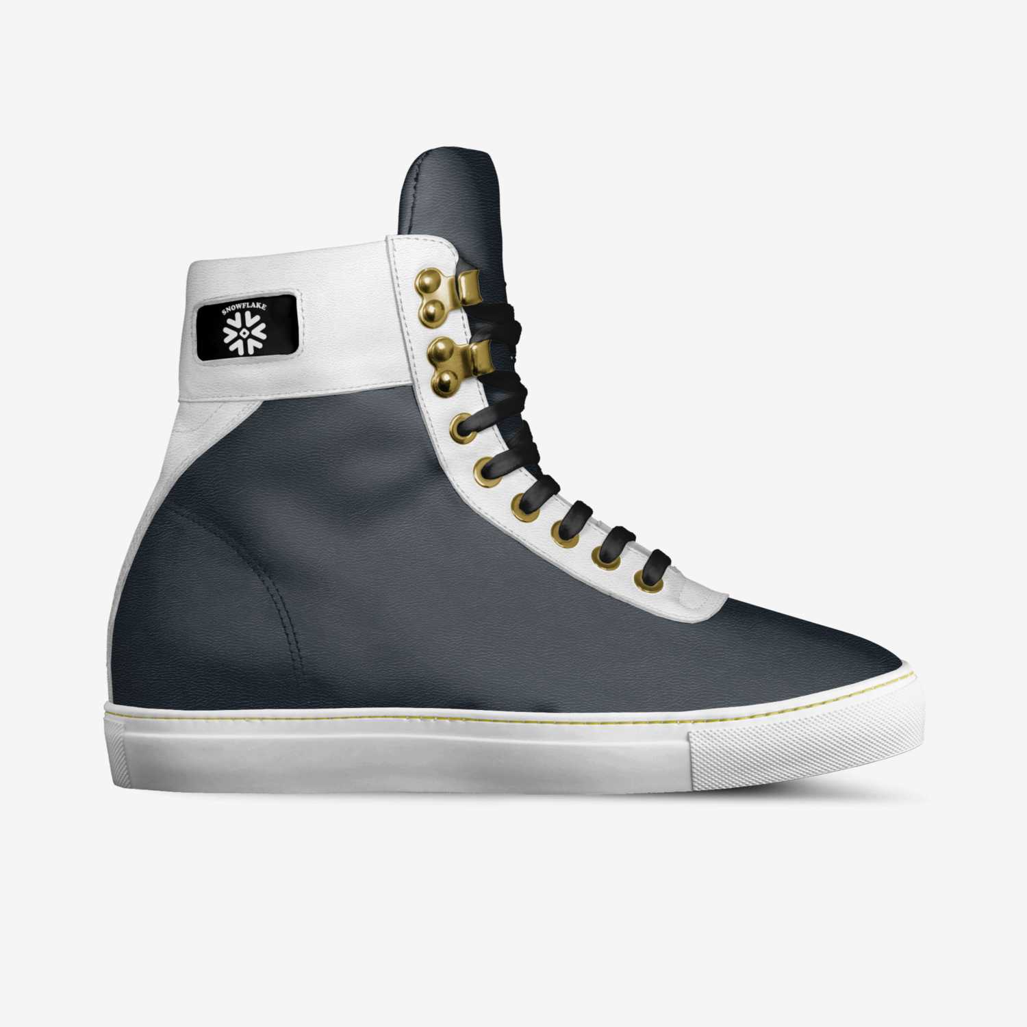 Snowflake custom made in Italy shoes by Arthur Undi Phiri | Side view