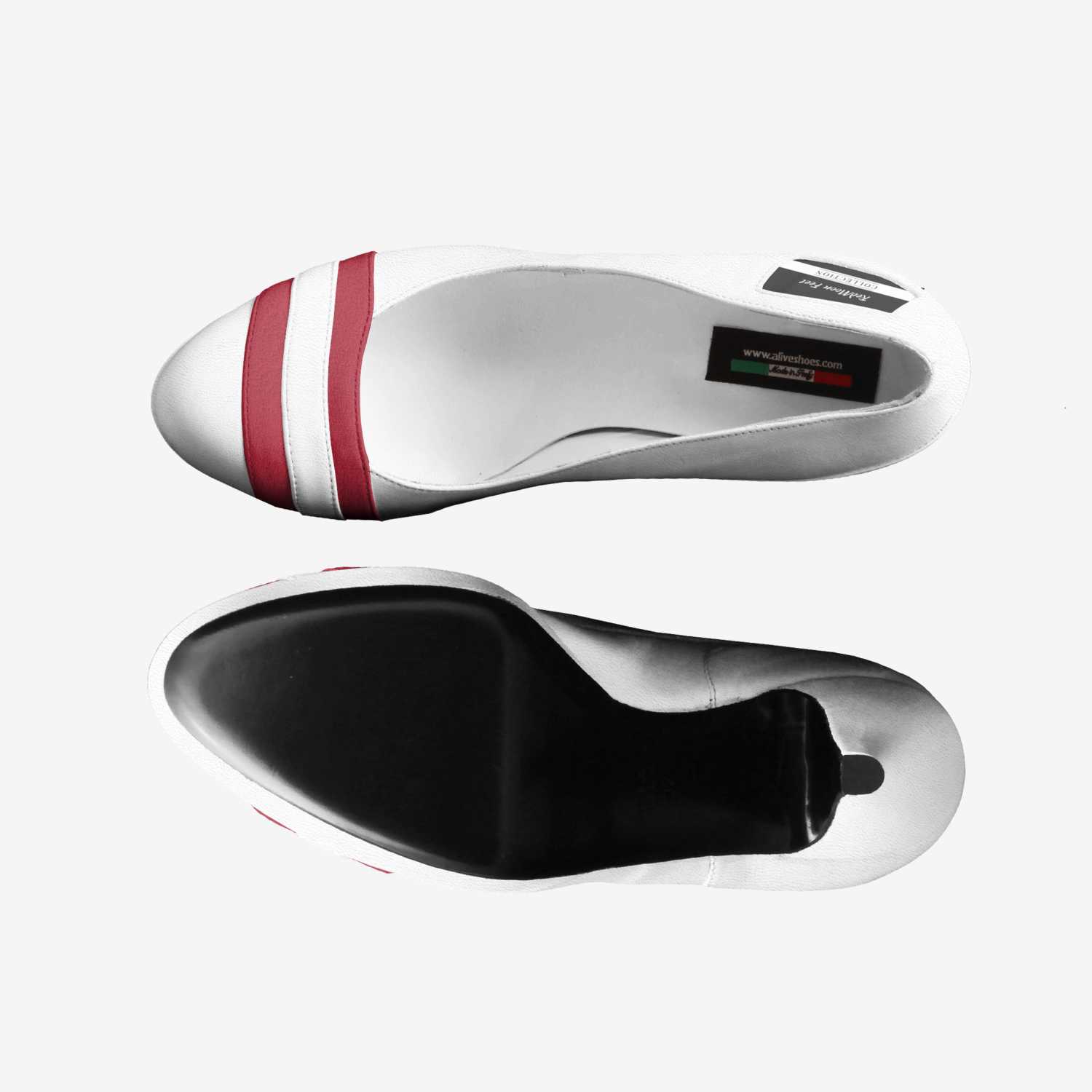 RedMoon Feet custom made in Italy shoes by Darien Portman | Top view